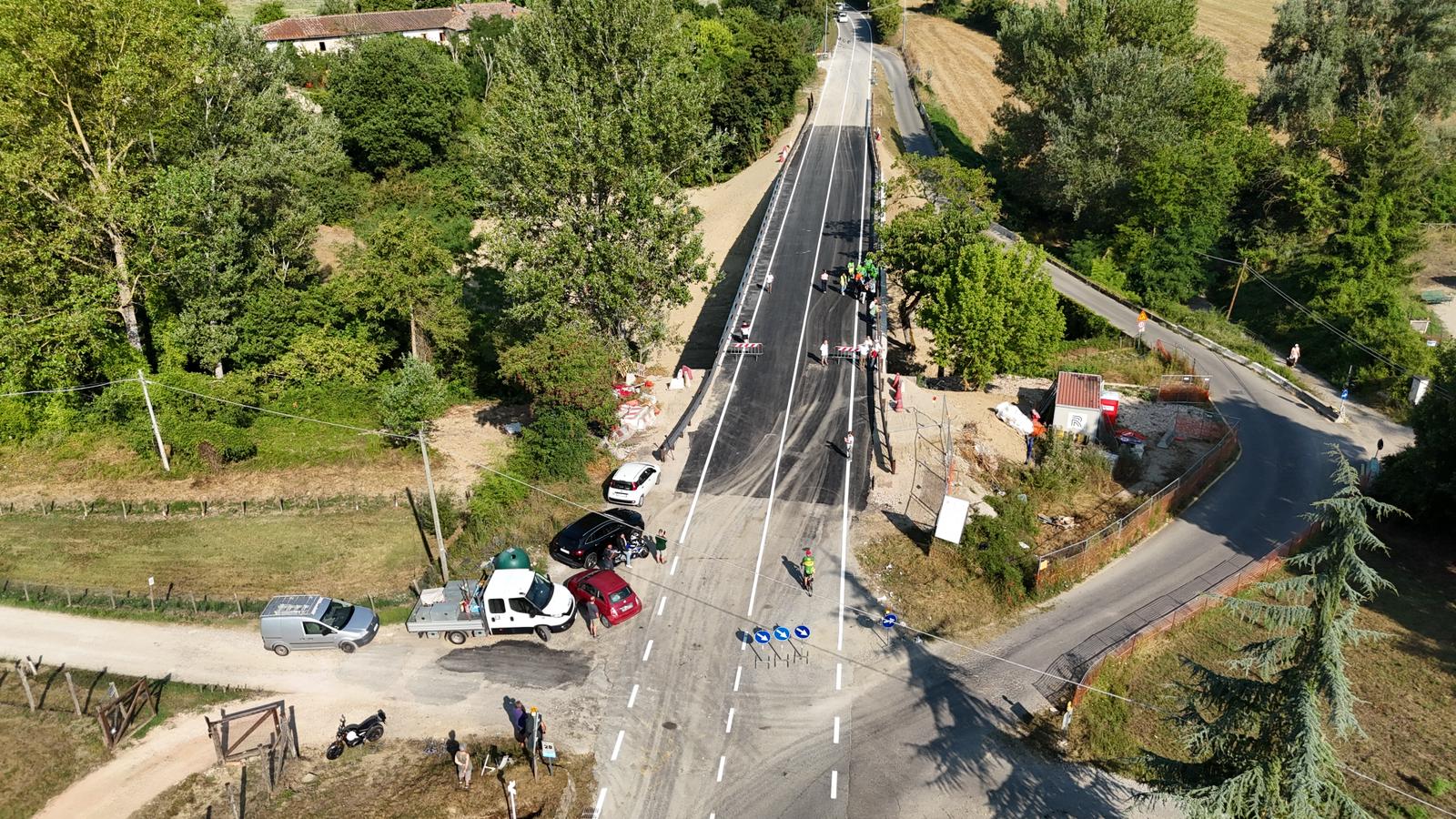 Il Ponte La Brocchi dall'alto (foto di Florence Tv)