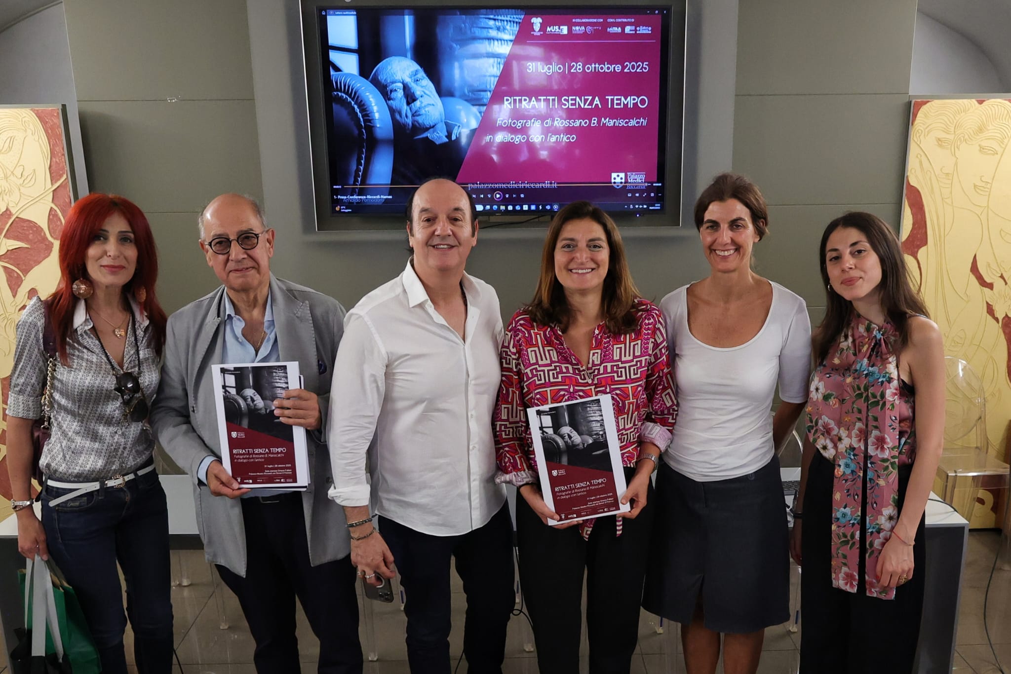 Un momento della conferenza stampa (foto Antonello Serino Met Ufficio Stampa)