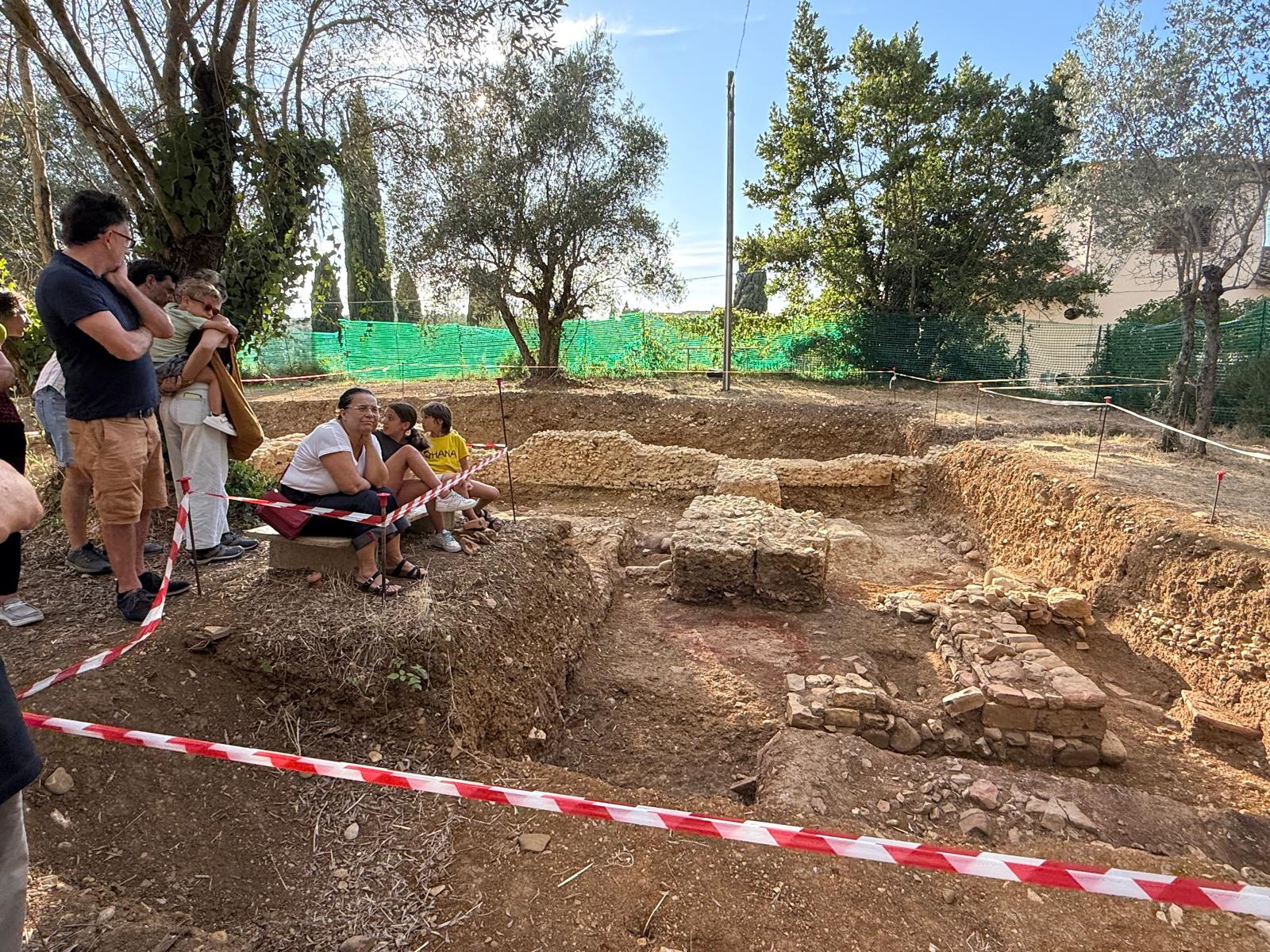 Scheletro umano rinvenuto nello scavo archeologico di San Pietro in Bossolo