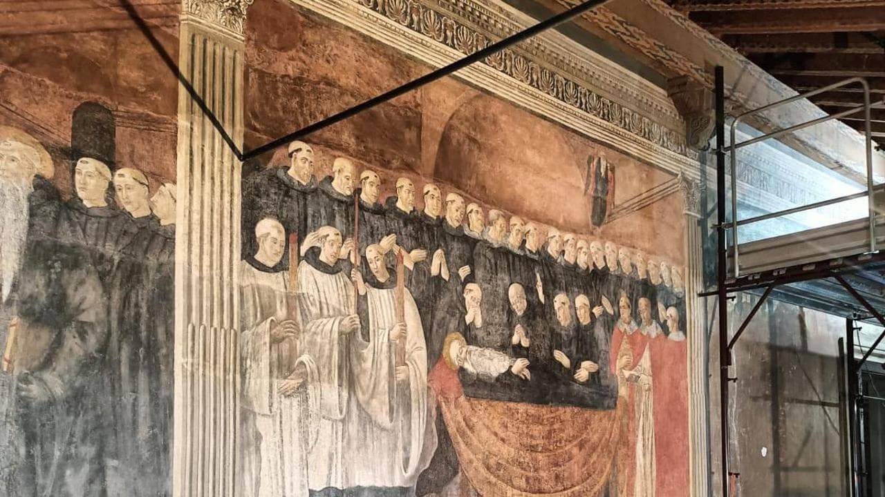 Affreschi San Benedetto (Foto da comunicato Comune di Barberino Tavarnelle)