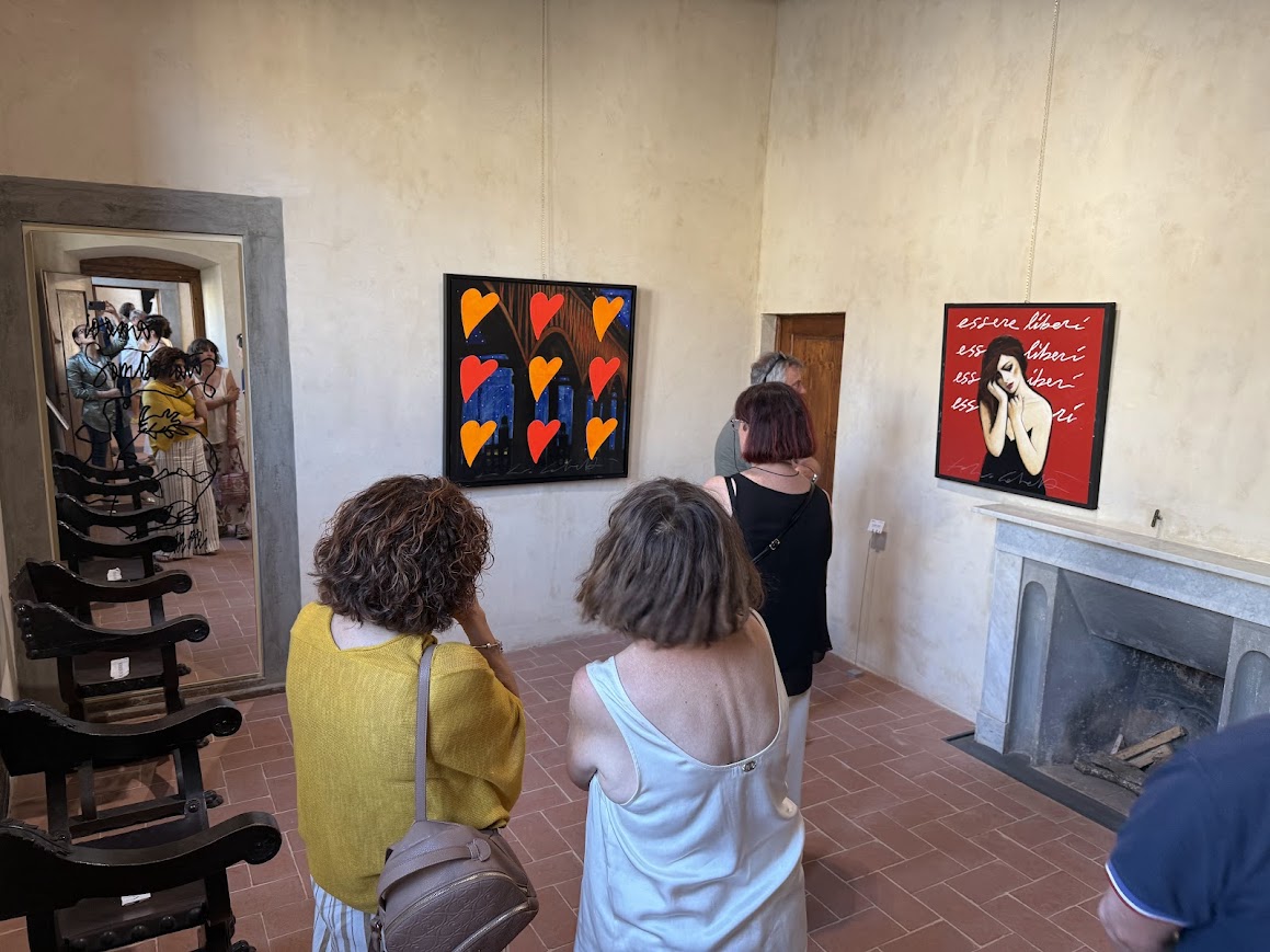 L'arte contemporanea invade borghi e palazzi storici di San Donato in Poggio e Barberino CVal d'Elsa (Foto da comunicato Comune di Barberino Tavarnelle)