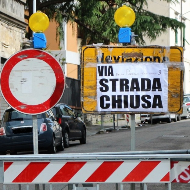 chiusura svincolo in uscita 