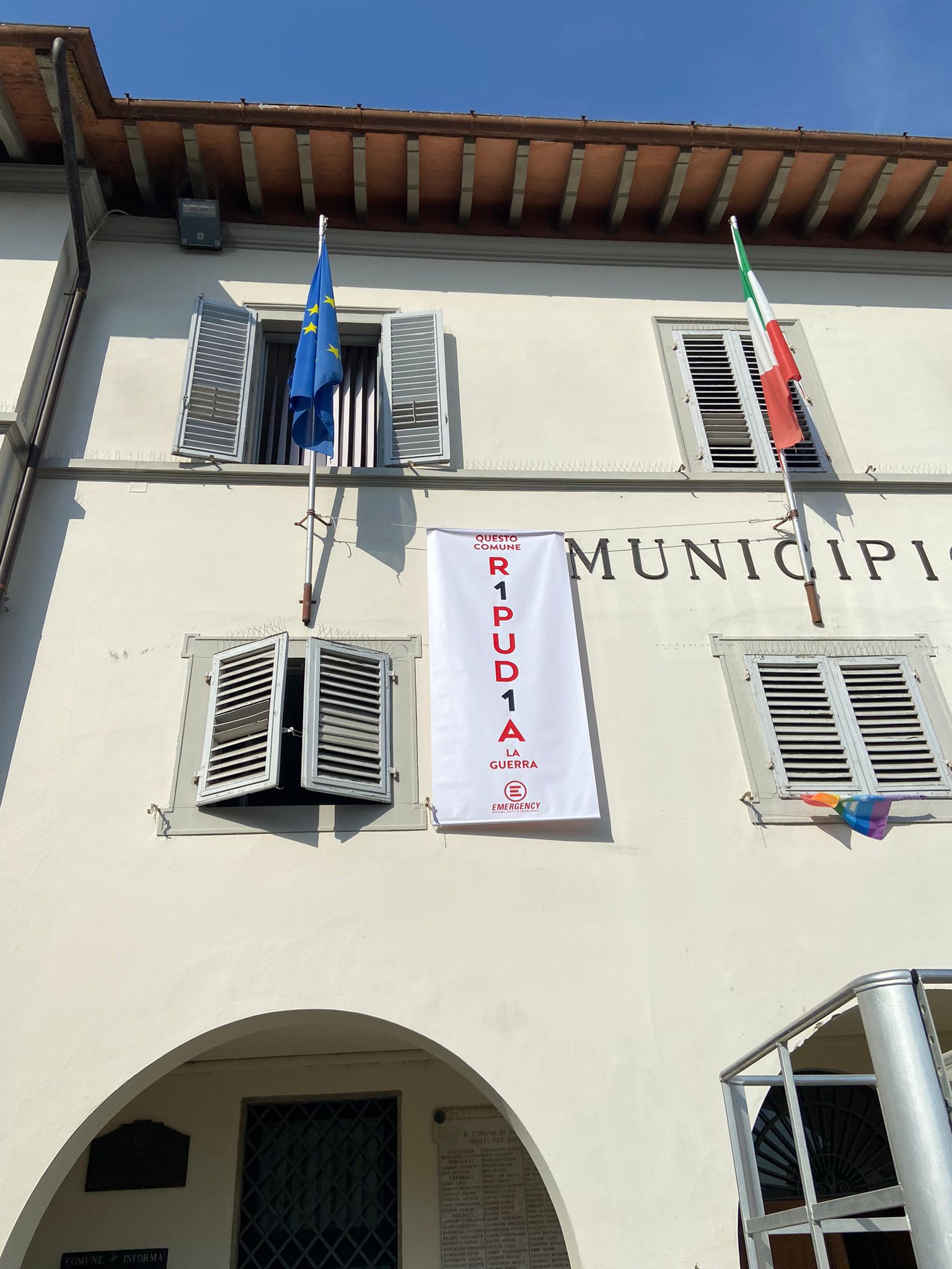 Il Comune aderisce alla campagna di Emergency (Fonte foto Comune di Barberino Tavarnelle)