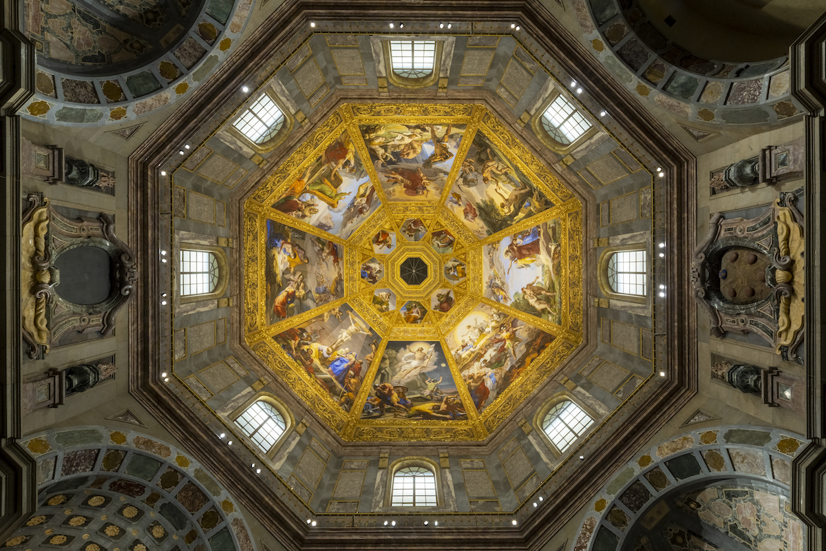 Cappelle Medicee- Volta della Cappella dei Principi (fonte foto comunicato stampa)