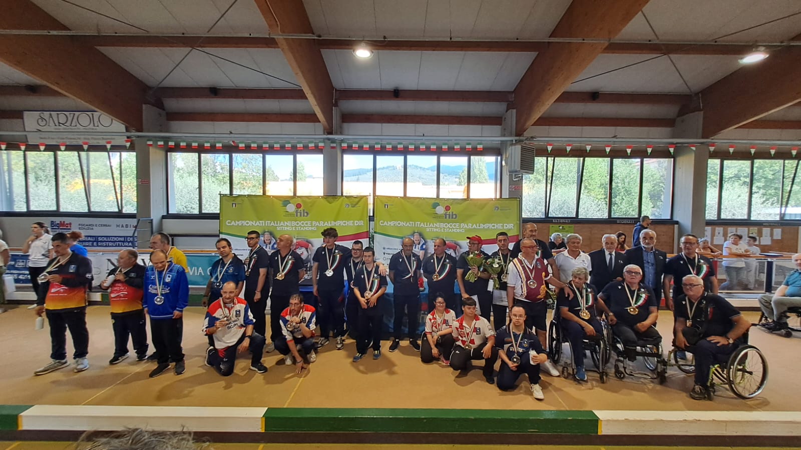 Un momento della premiazione finale