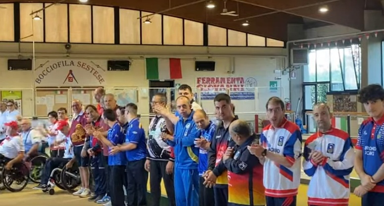 Un'immagine della cerimonia