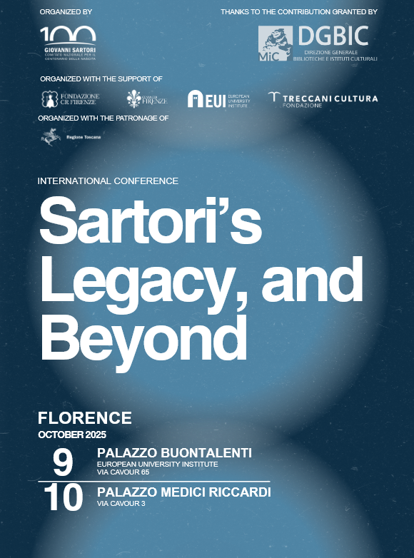 Locandina Convegno Sartori - Palazzo Medici Riccardi - Venerd 10 ottobre 2025&