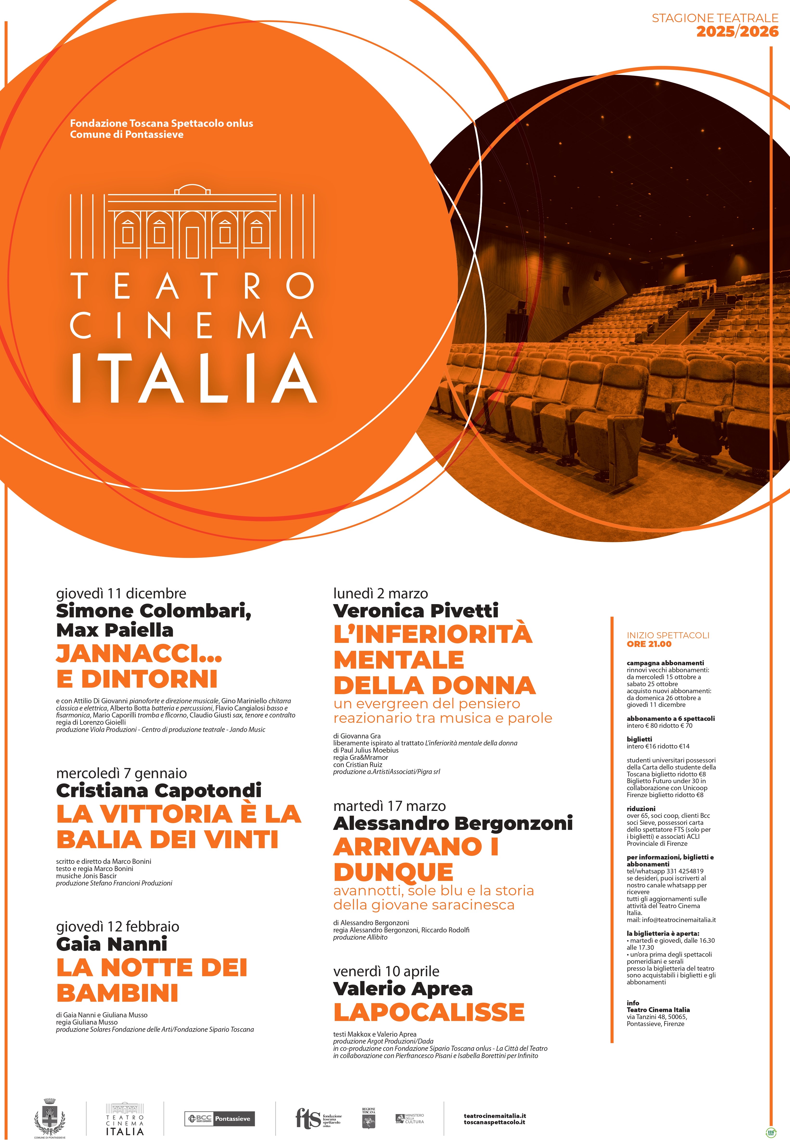 stagione teatrale pontassieve