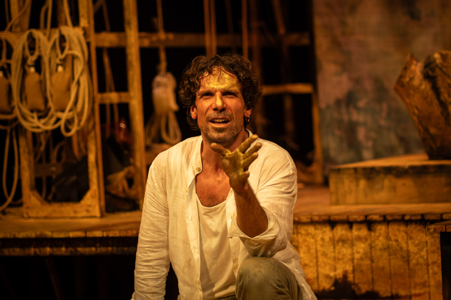 Francesco Montanari, Storia di un Cinghiale (Foto Masiar Pasquali - Fonte comunicato Fondazione Teatro della Toscana)