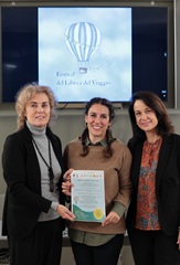 Da sx sindaca di Vaglia Silvia Catani - bibliotecaria di Vaglia Claudia Giusti - consigliera metropolitana Claudia Sereni (foto Antonello Serino - Met Ufficio Stampa)