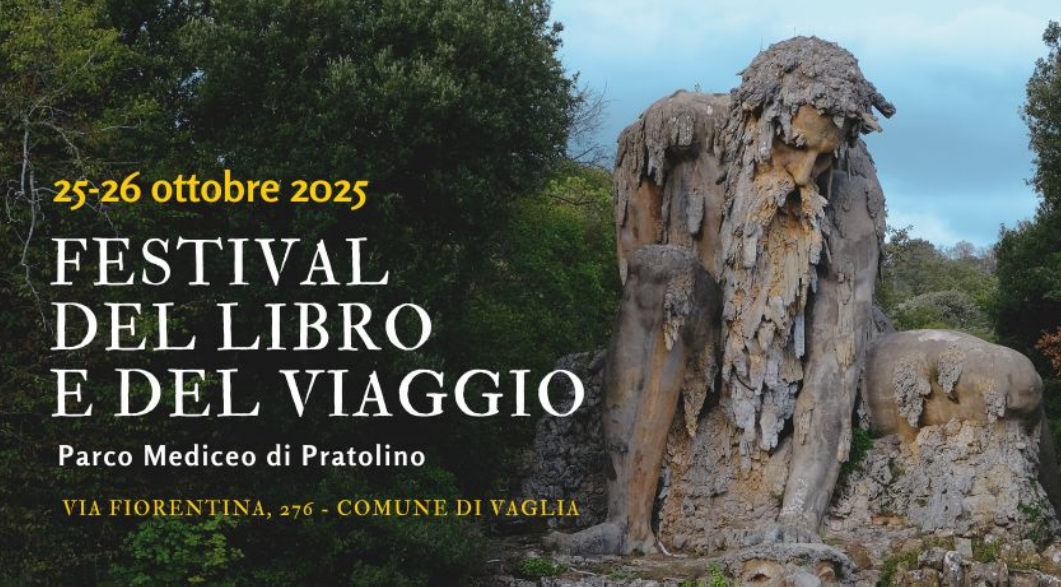 Banner Festival del Libro e del Viaggio al Parco Mediceo di Pratolino 