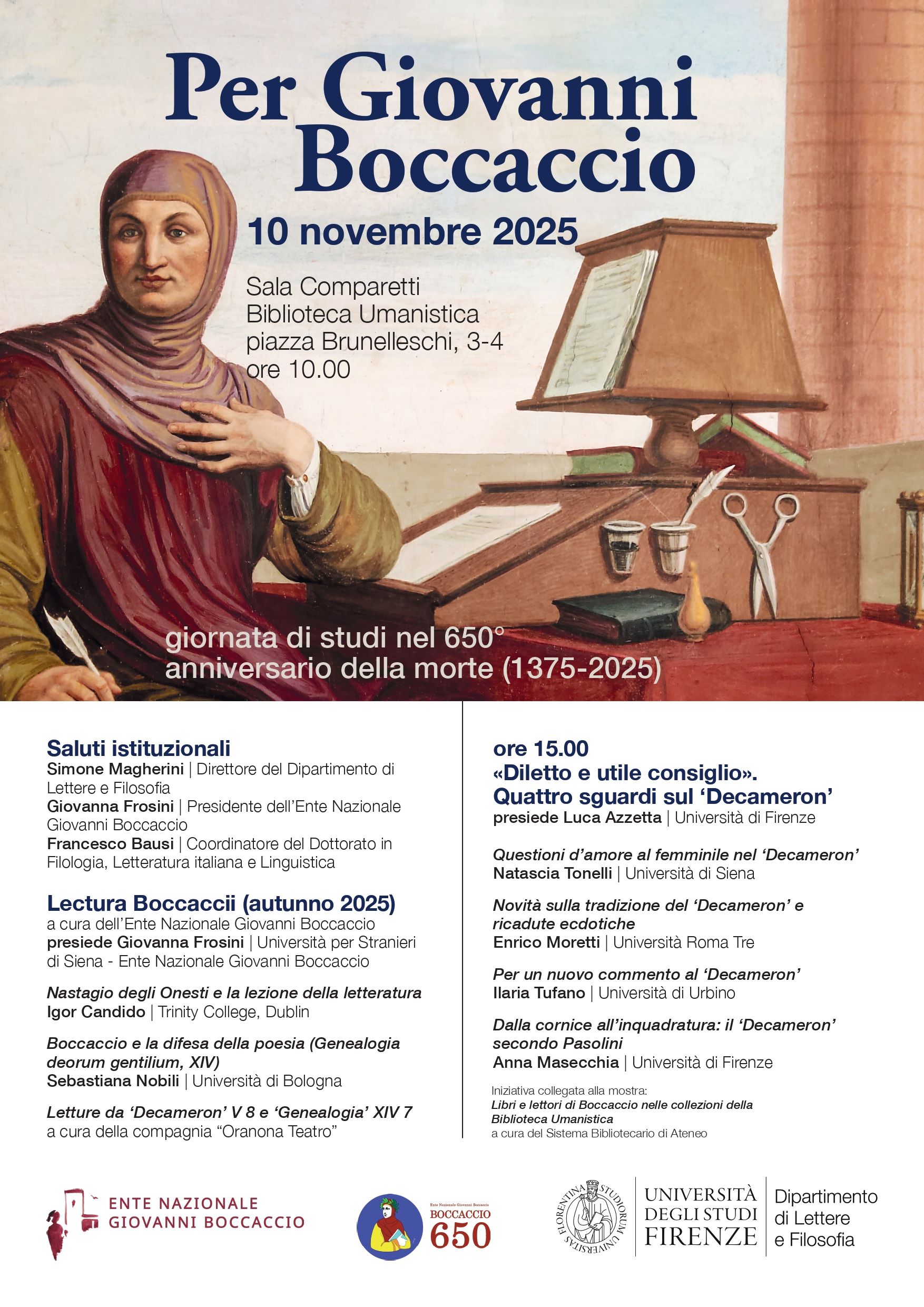 Per Giovanni Boccaccio_locandina 