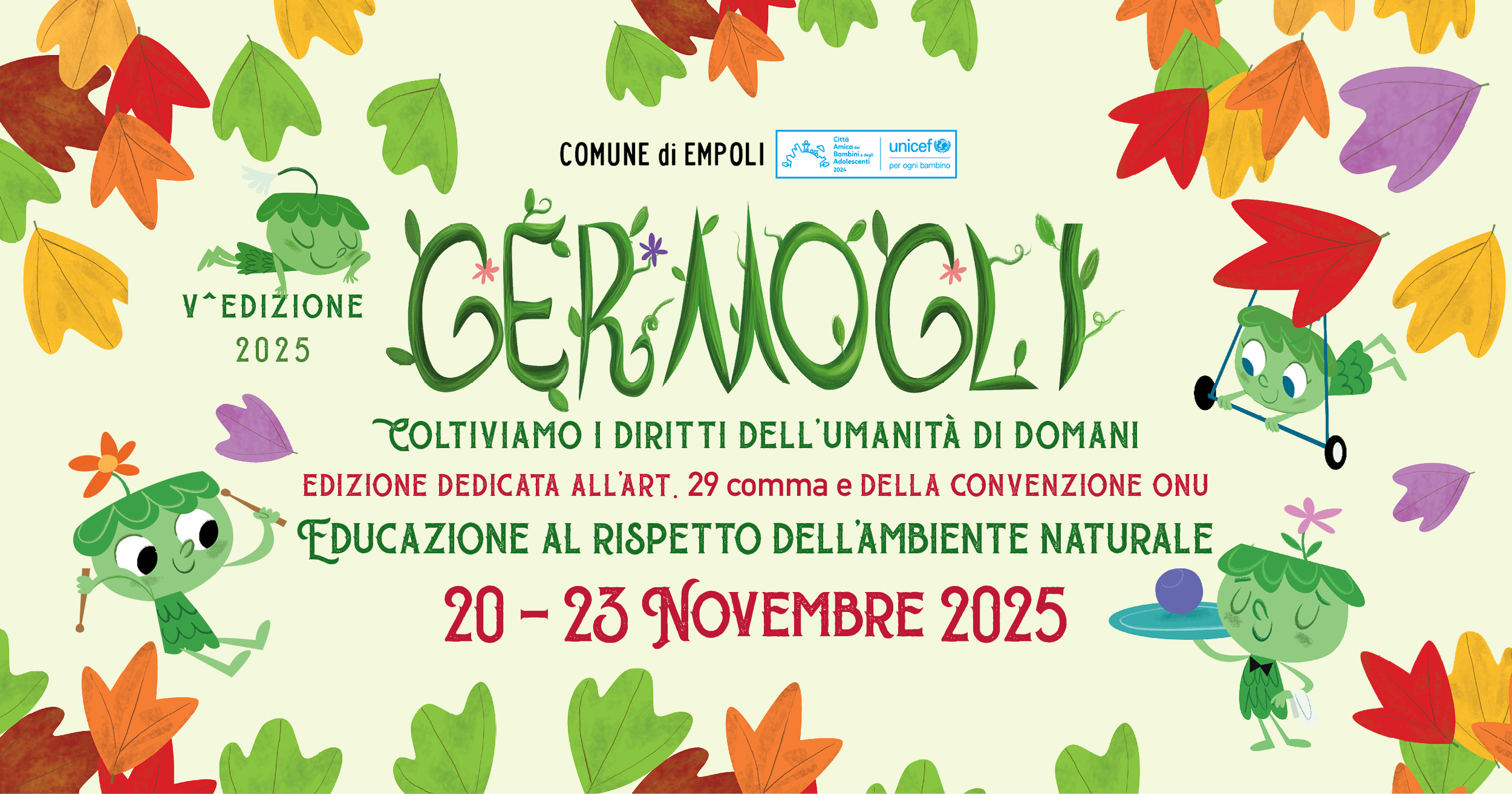 L’educazione al rispetto dell’ambiente naturale: ecco l’articolo 29 della convenzione ONU a cui si ispira “Germogli 2025”