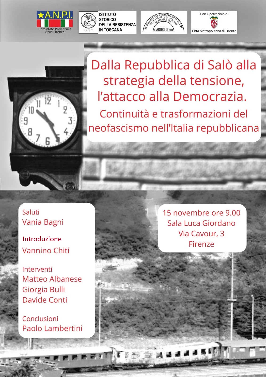 La locandina dell'evento