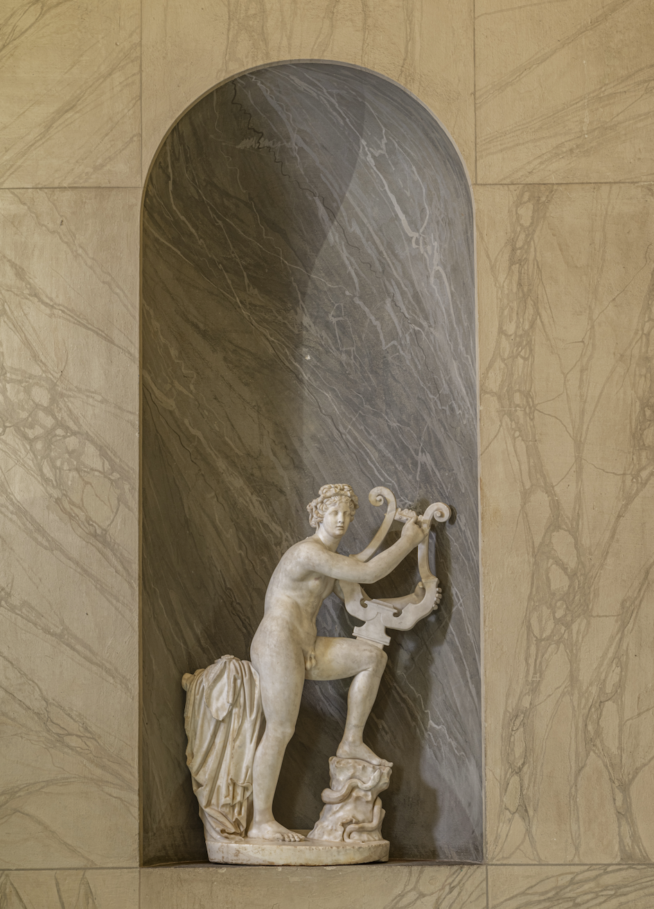 Arte romana, Apollo citaredo, modello II sec. d. C. (Fonte foto comunicato Musei del Bargello)