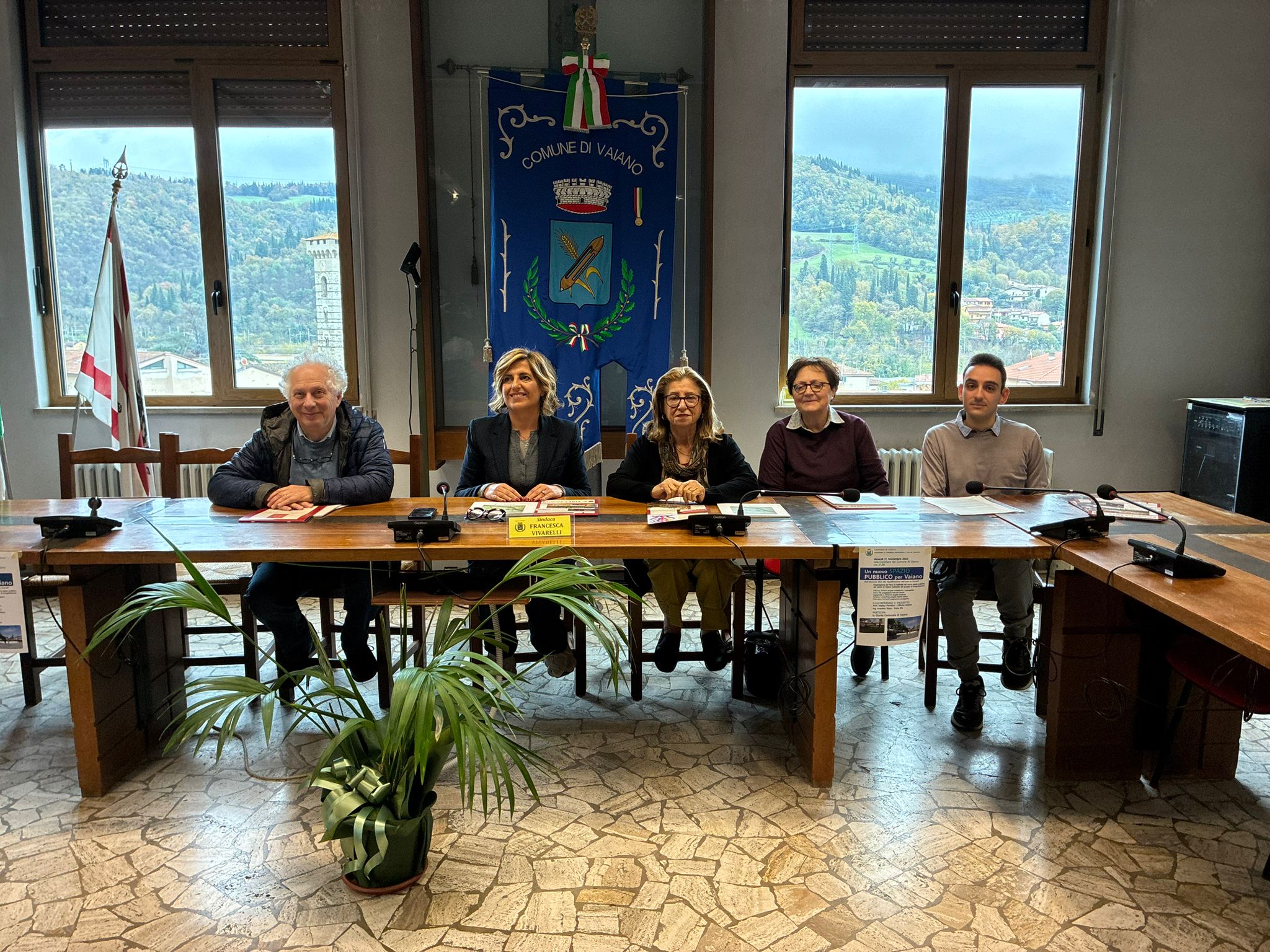 Conferenza stampa calendario (Fonte foto Unione Comuni Val di Bisenzio)