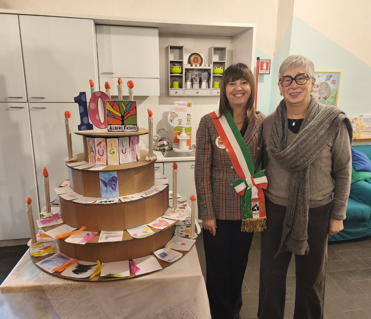 I festeggiamenti per i dieci anni della ludoteca comunale di Fucecchio