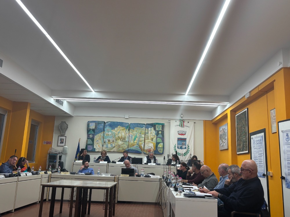 Un momento del Consiglio comunale (Fonte foto Comune di Signa)