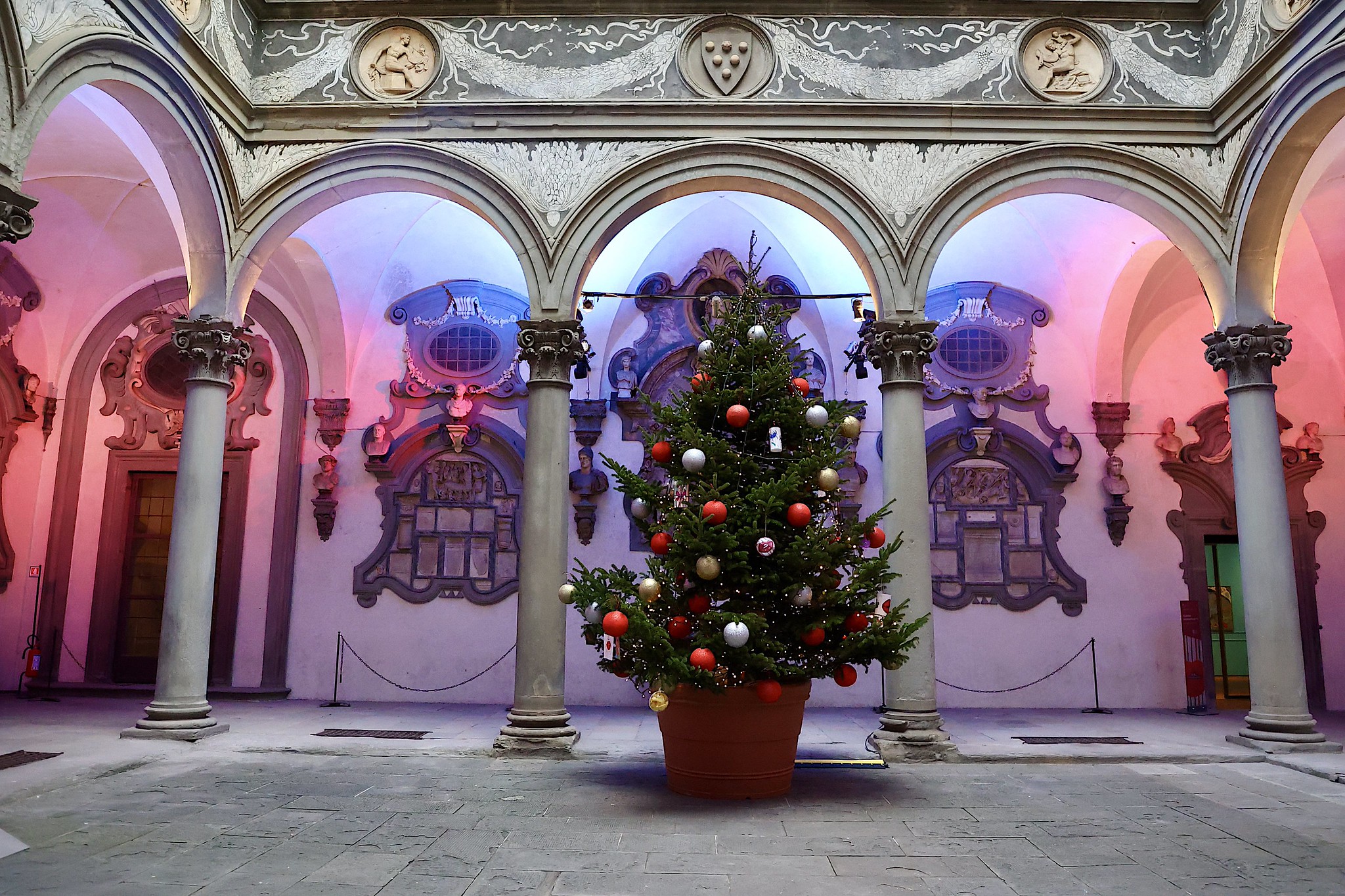 Albero di Natale in Palazzo Medici Riccardi (foto Antonello Serino - Met Ufficio Stampa)
