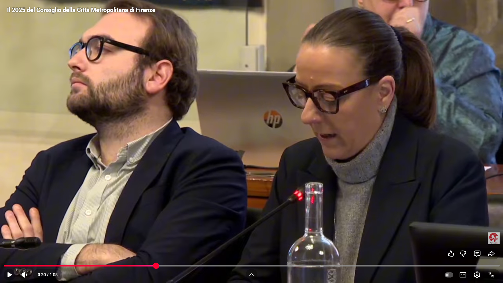 Frame dal video di Florence Tv