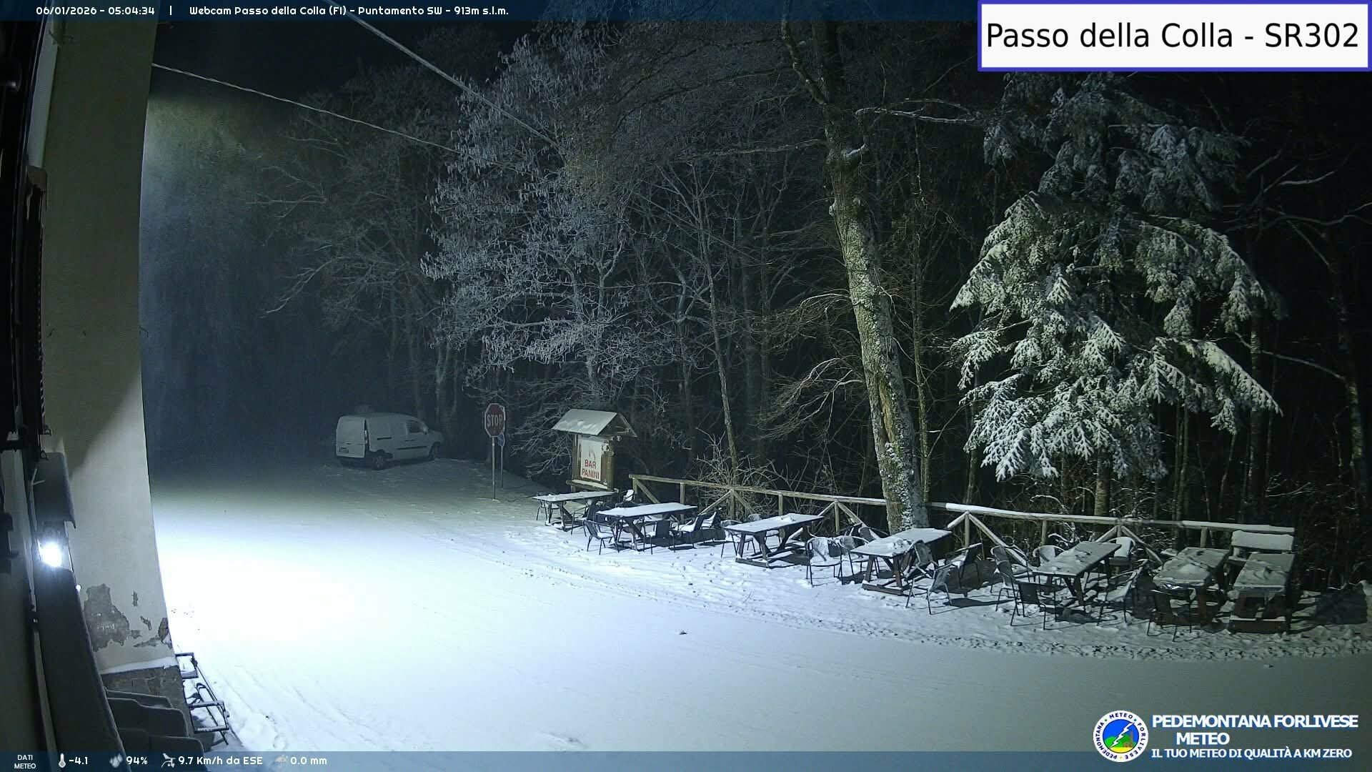 Neve al Passo della Colla