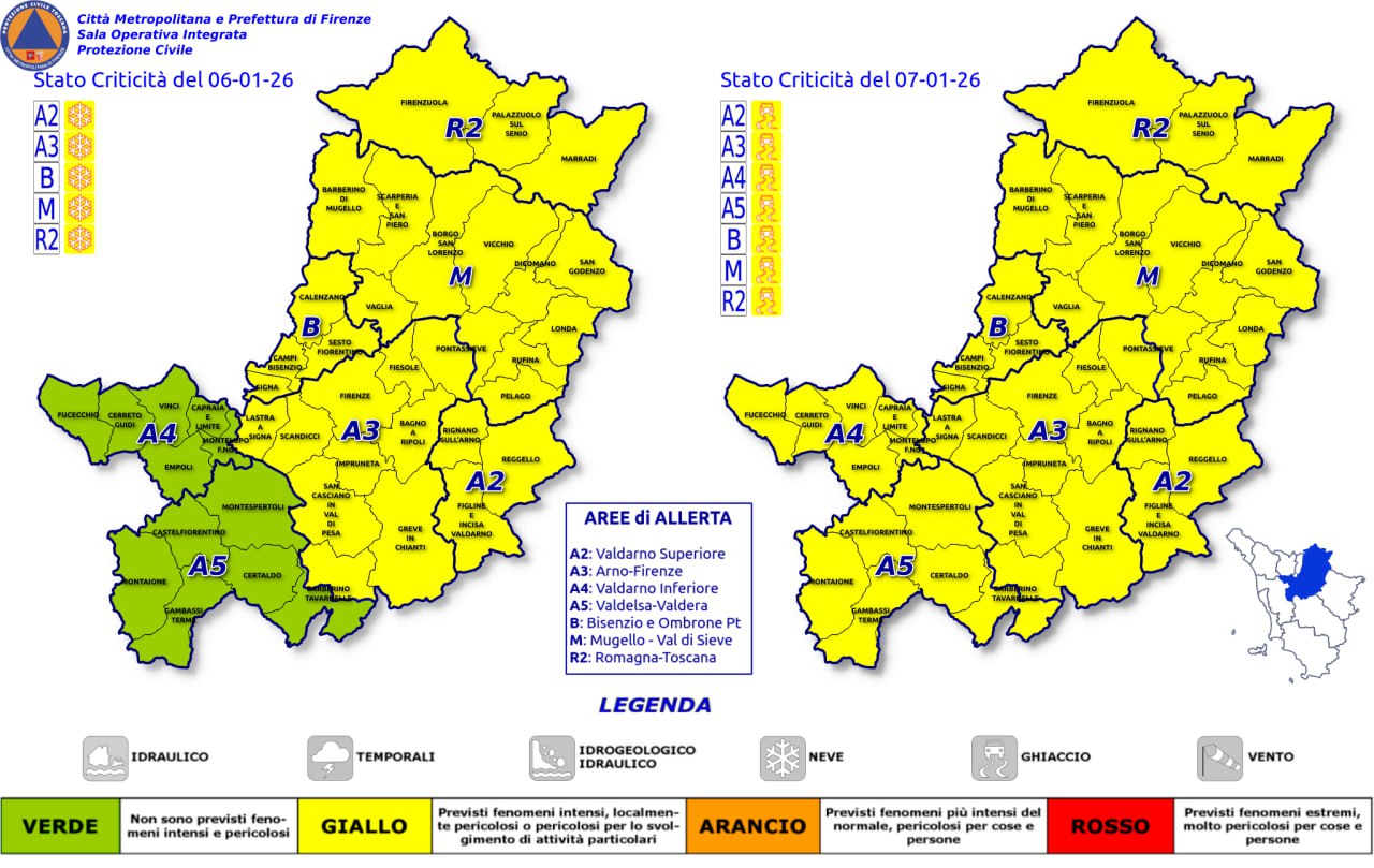 Codice giallo per ghiaccio