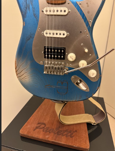 Chitarra in esposizione