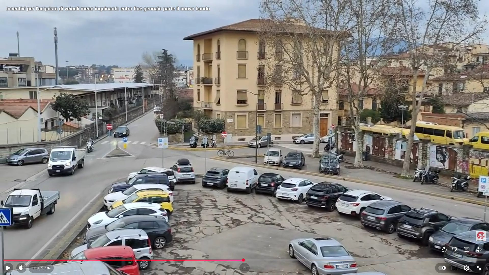 Frame dal video di Florence Tv