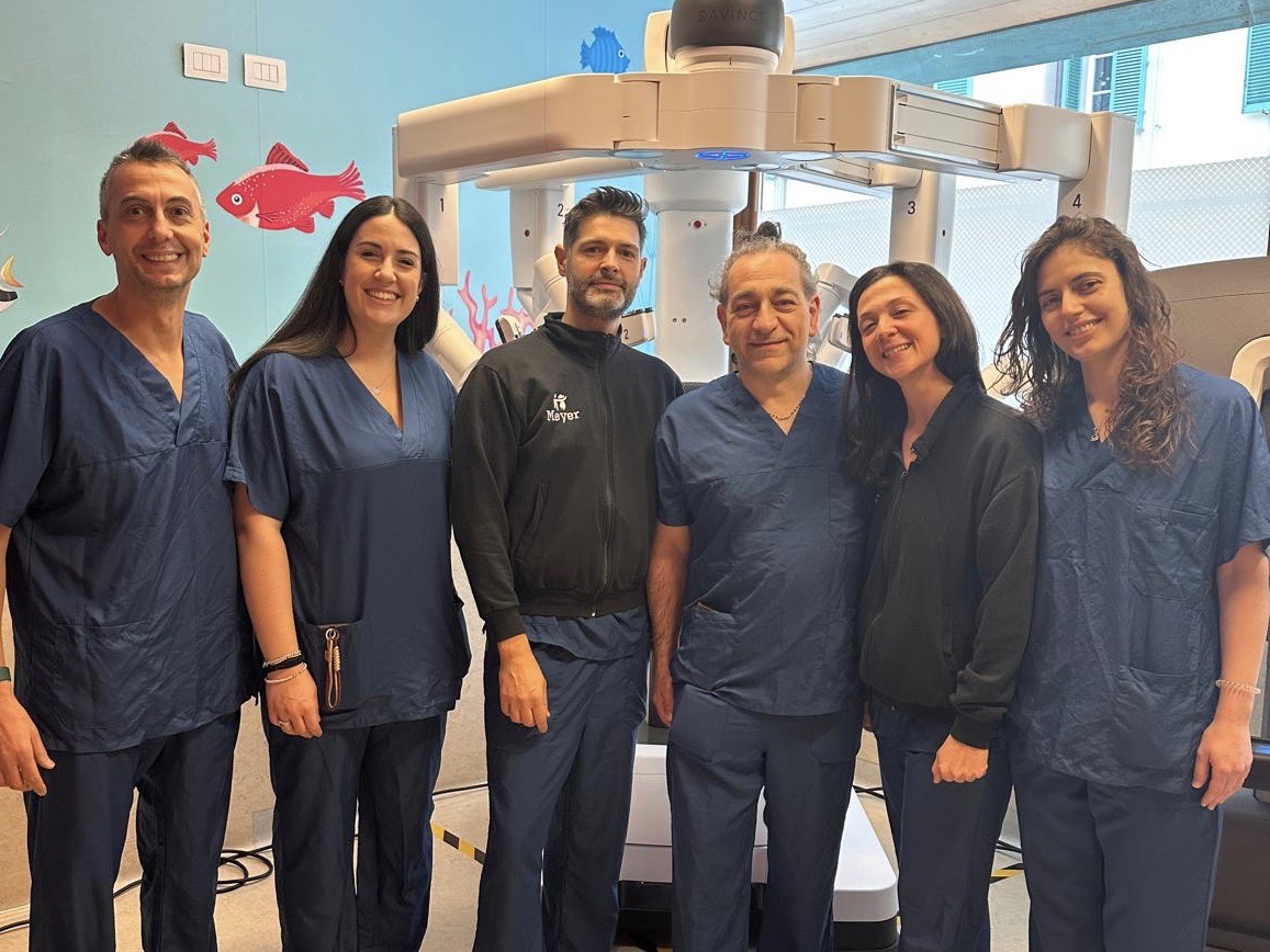 Team intervento chirurgico con robot