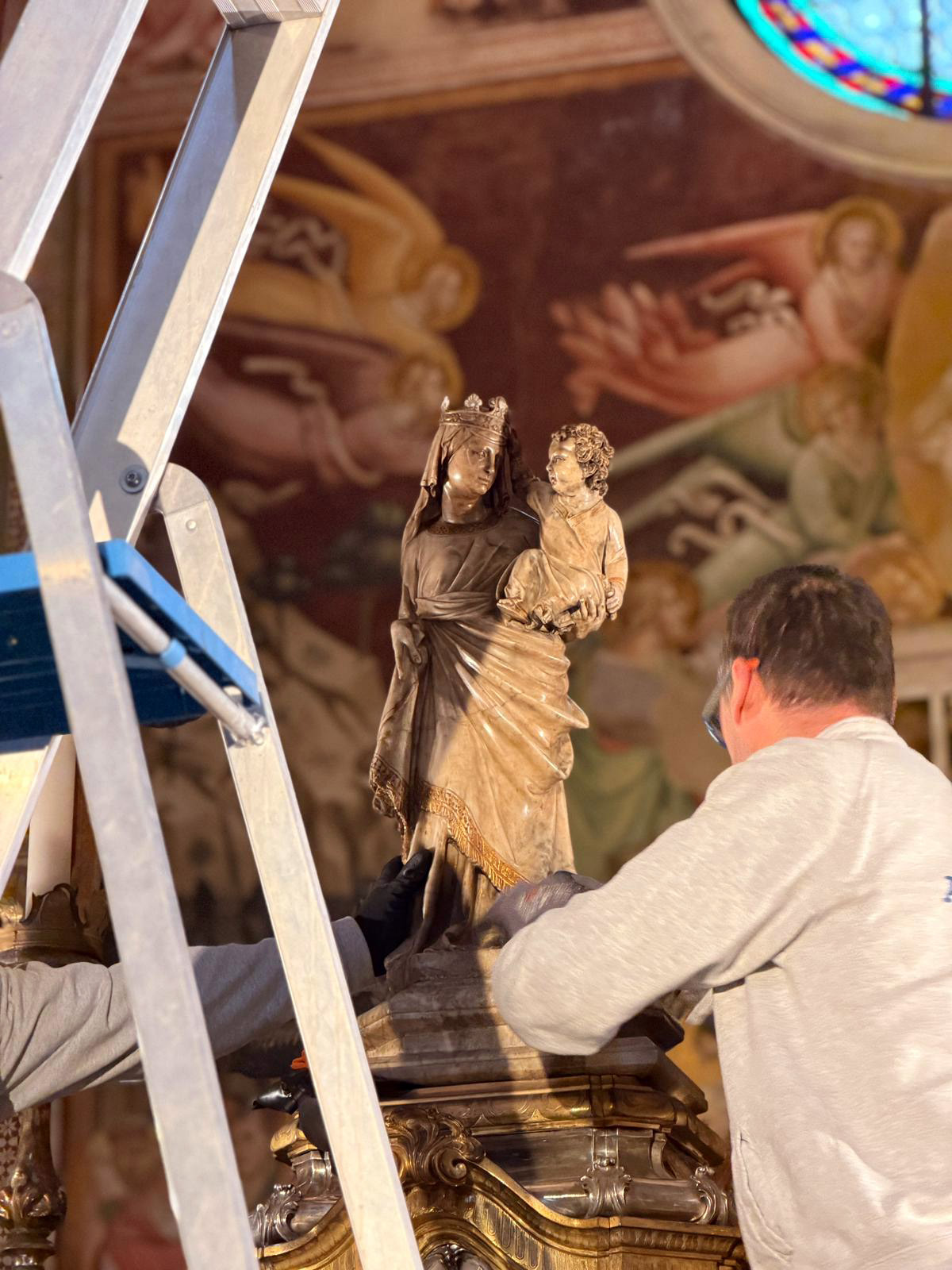 La Madonna della Cintola di Giovanni Pisano (foto Diocesi di Prato)