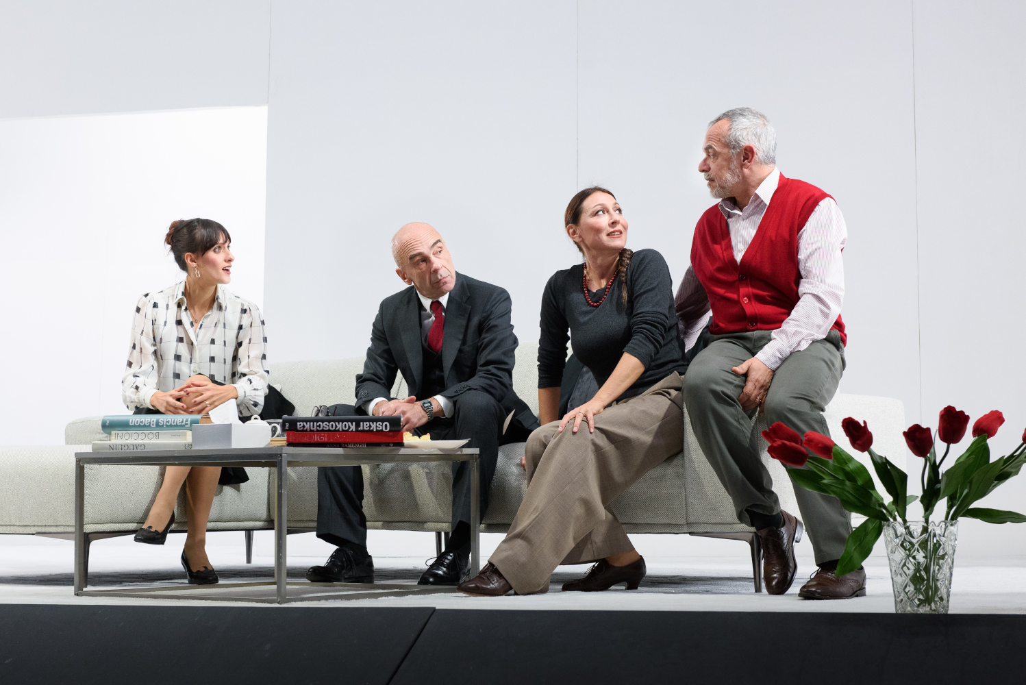 Le Dieu du carnage - Agostini, Zavatteri, Giuliani, Di Casa_ ph. Federico Pitto