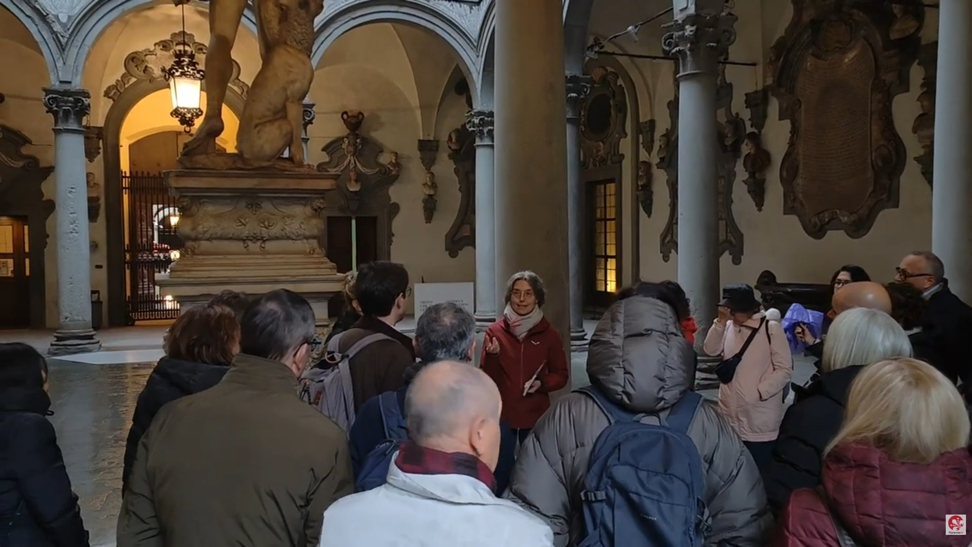 Frame dal video di Florence Tv