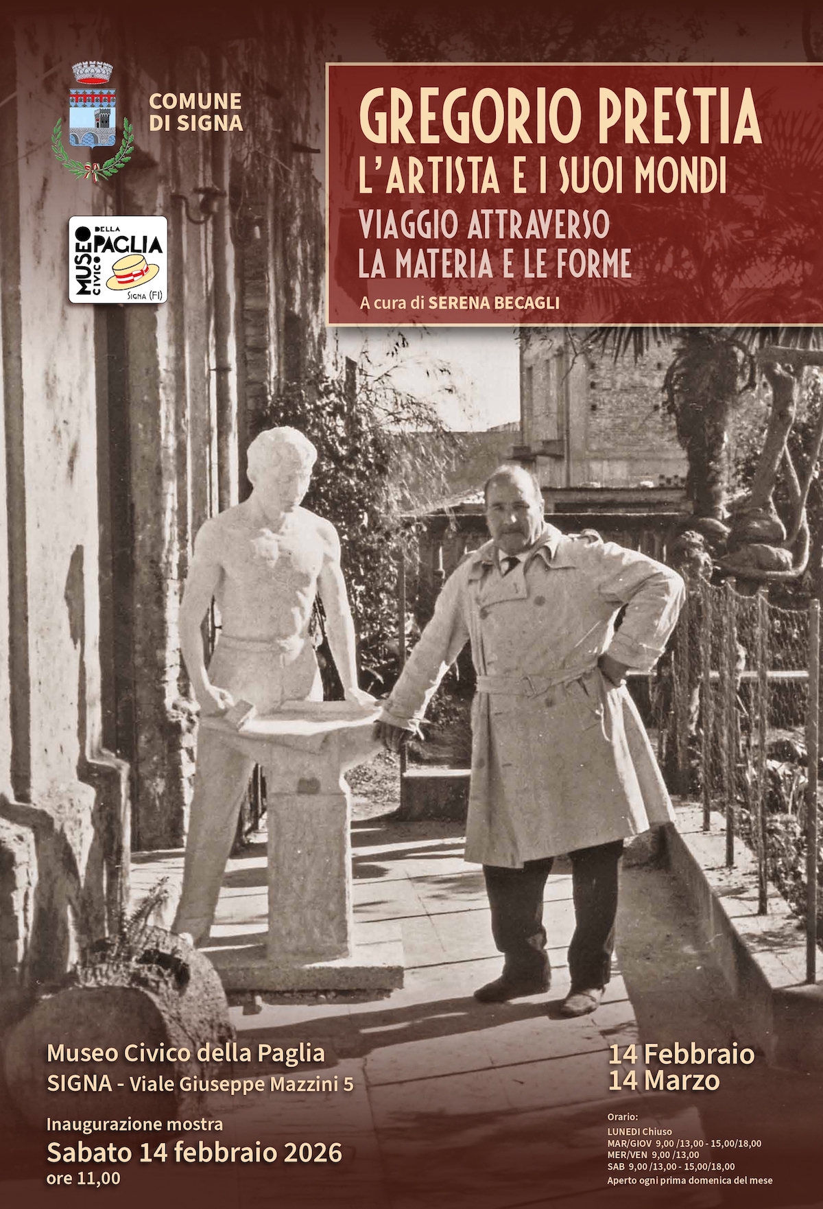 “Gregorio Prestia, L’artista e i suoi mondi. Viaggio attraverso la materia e le forme"