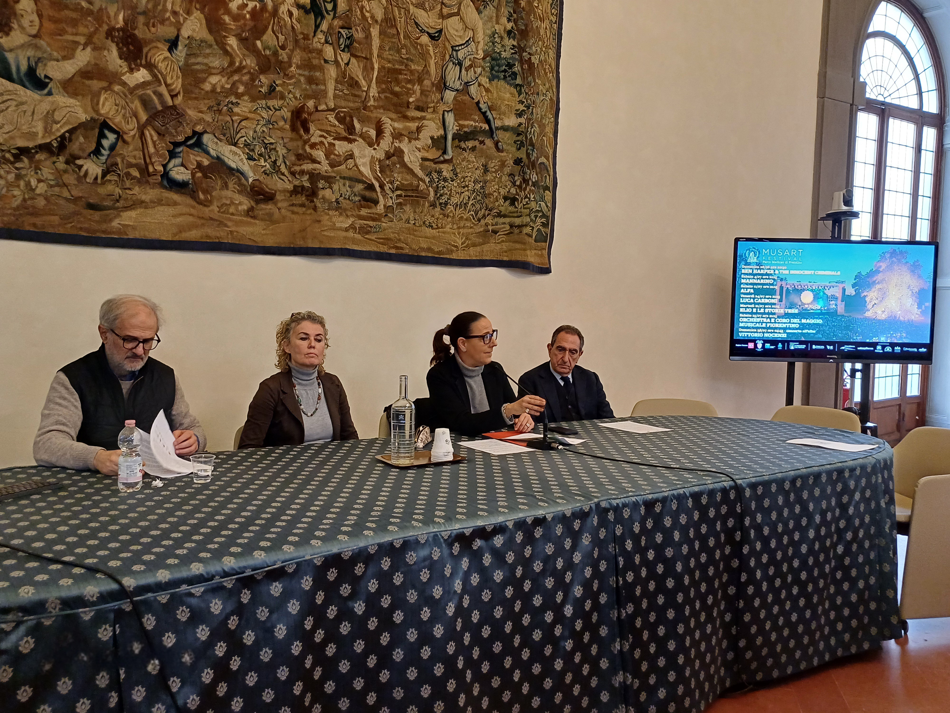 La conferenza stampa (Foto Daniela Mencarelli - Met Ufficio Stampa)