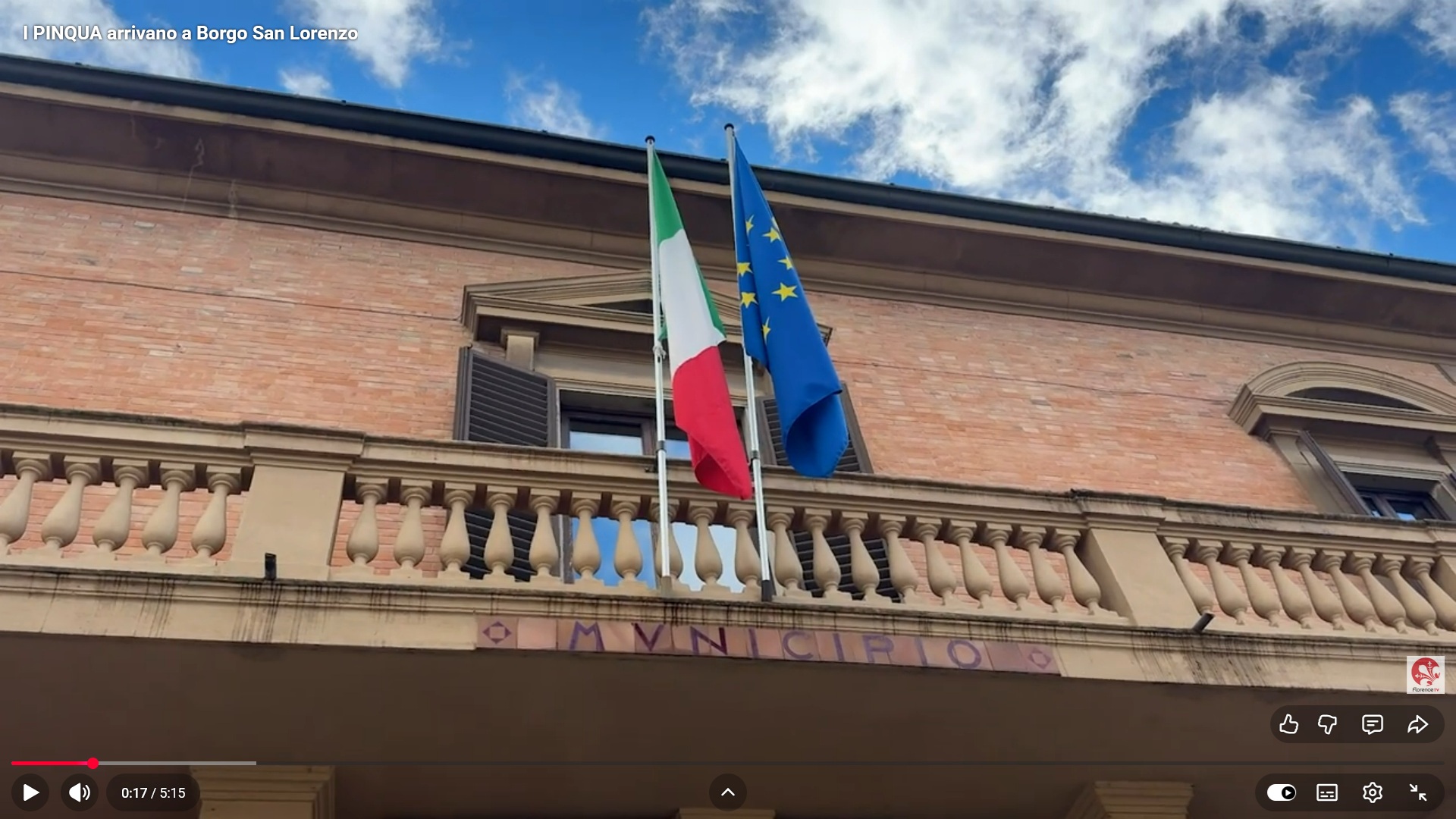 Frame dal video di Florence Tv