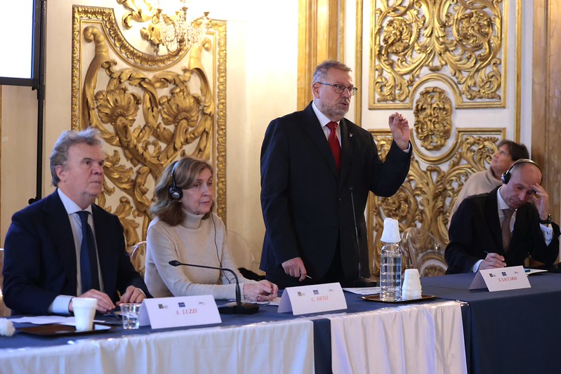 Un momento del seminario un Europa svuotata e invecchiata (foto Antonello Serino - Met Ufficio Stampa)