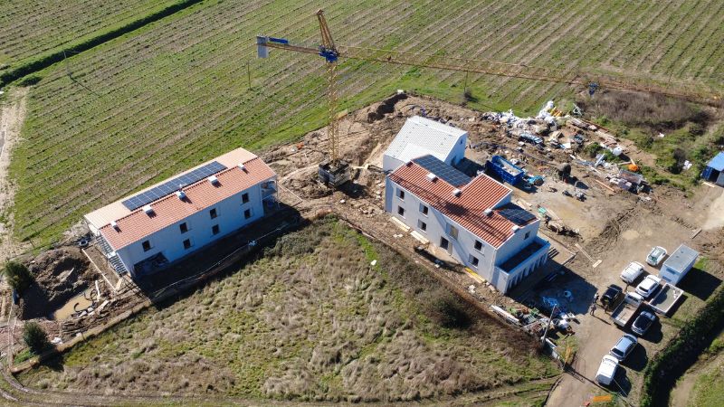 Vinci. Area ex Tamburini, Vanni in visita al cantiere