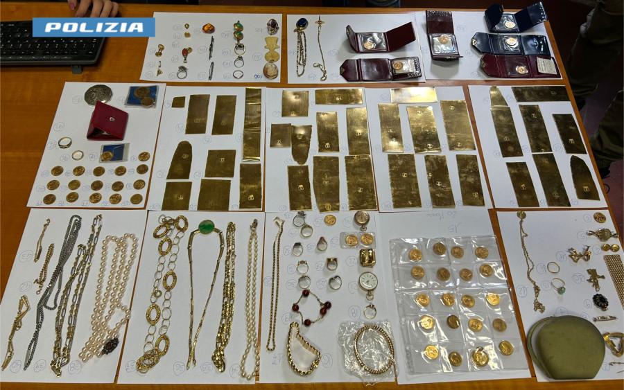 La refurtiva (Fonte foto Polizia di Stato)