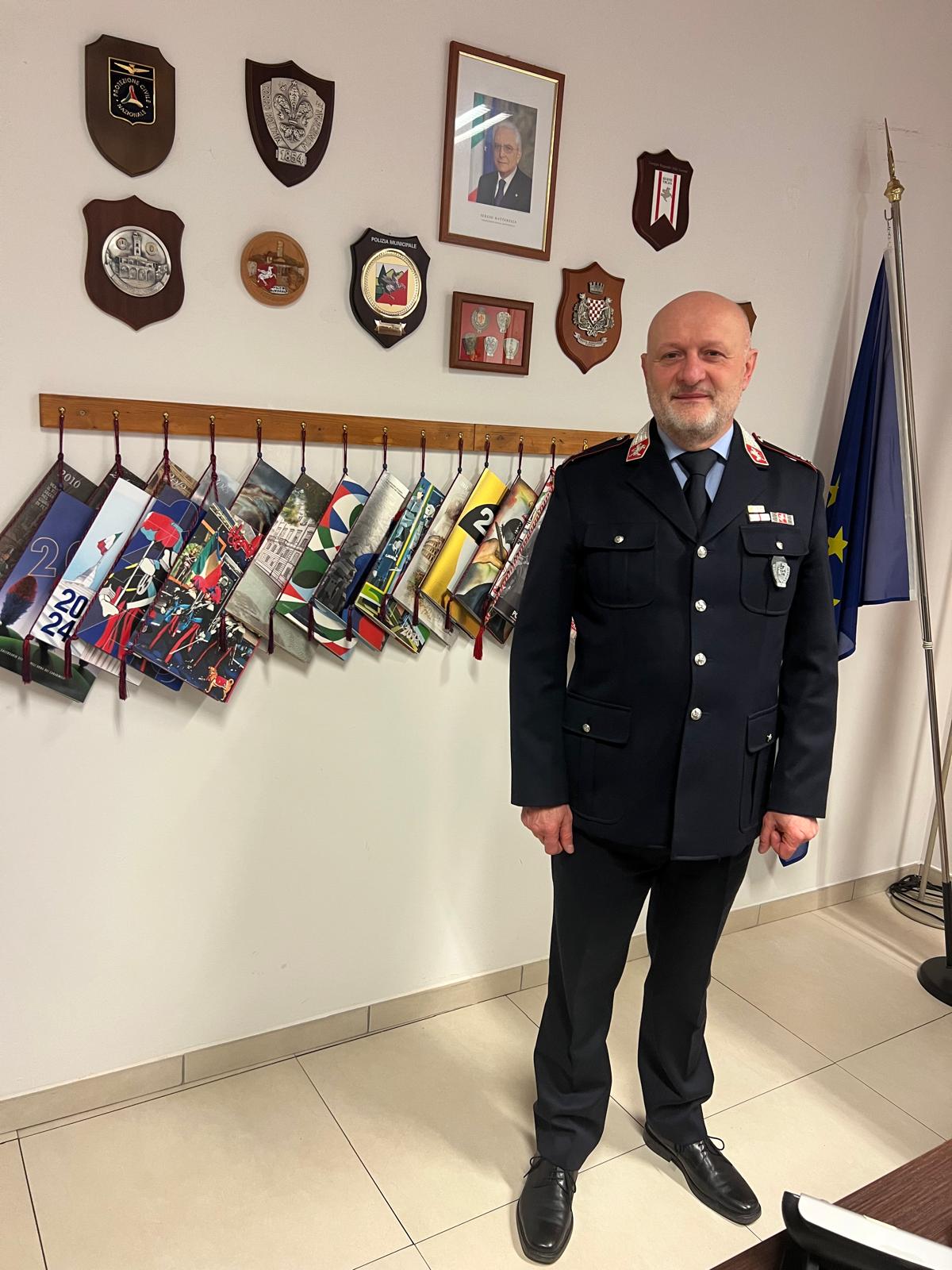 Alessandro Belardi Comandante Polizia Locale Figline e Incisa Valdarno (foto da comunicato stampa)