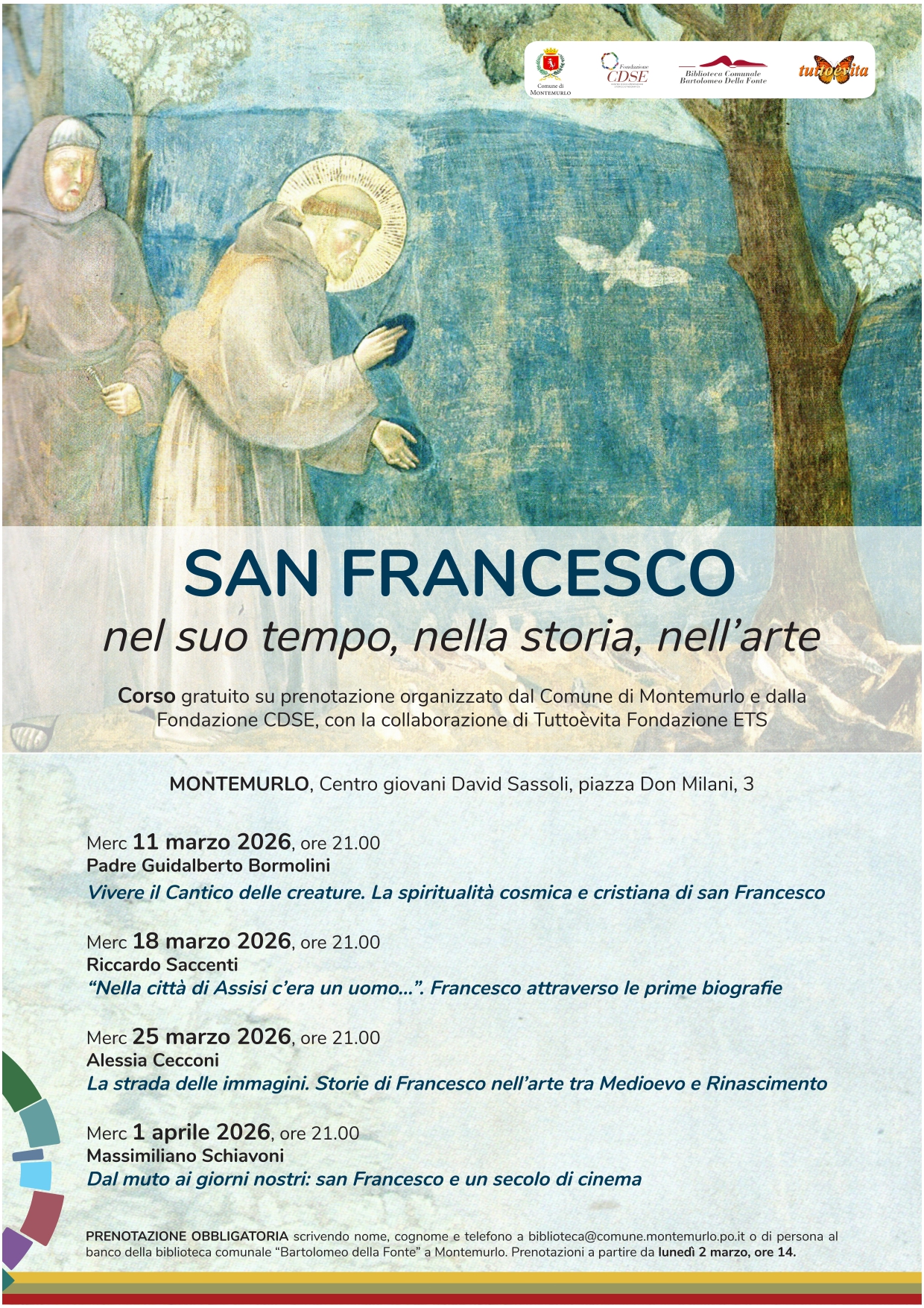 San Francesco nel suo tempo, nella storia, nell’arte. Un corso per conoscere e comprendere la figura di Francesco