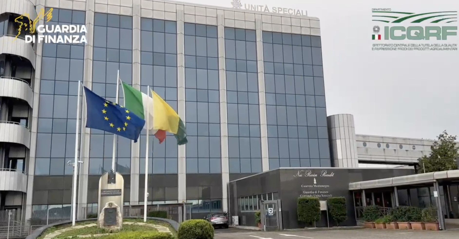 GdiF Nucleo Speciale Beni e Servizi (Frame da video Guardia di Finanza)