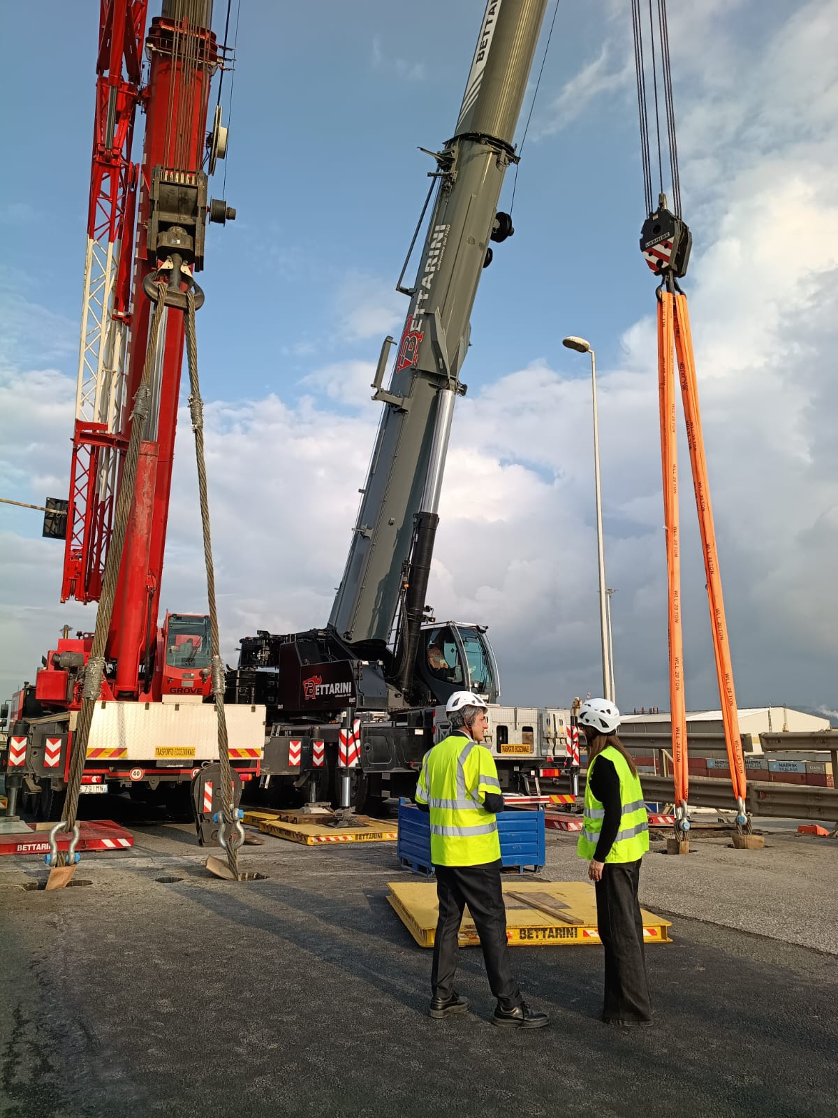 Lavori al ponte mobile sulla FiPiLi