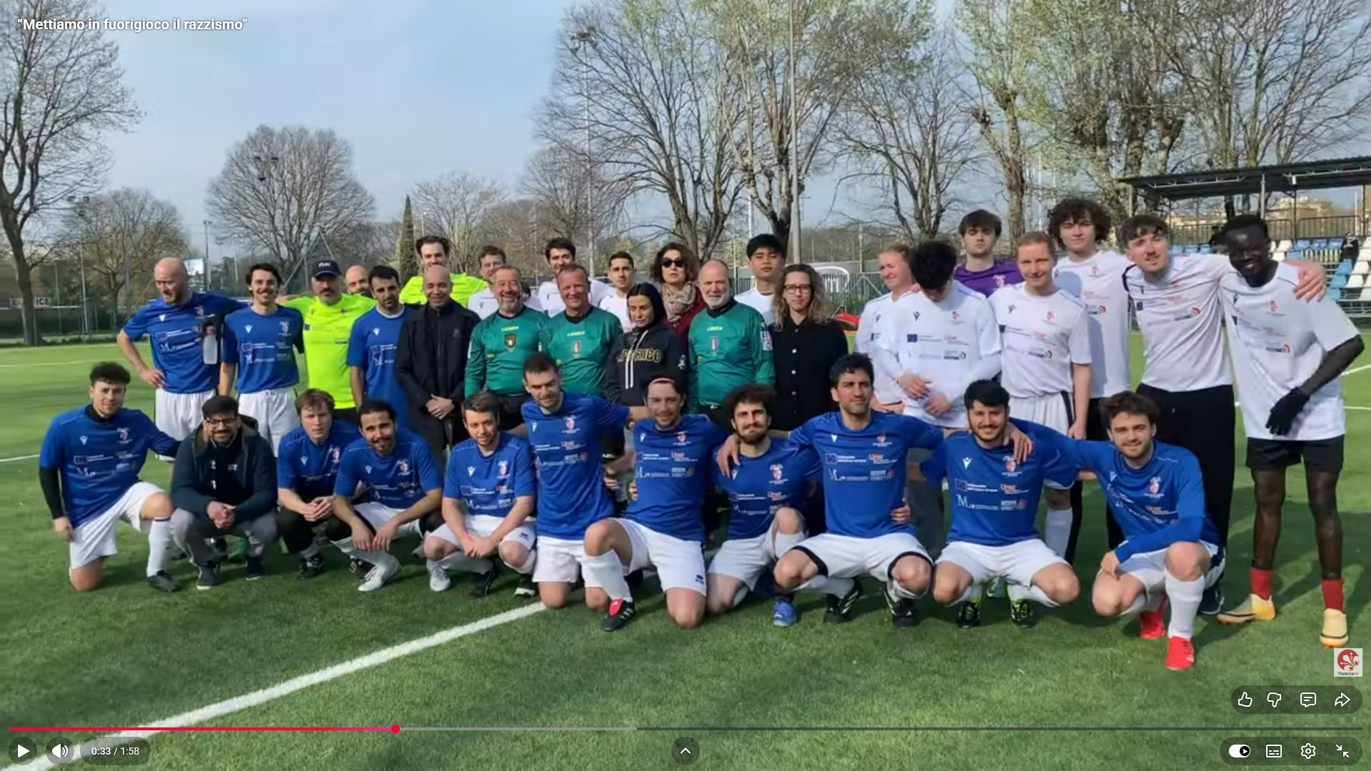 Frame dal video di Florence Tv