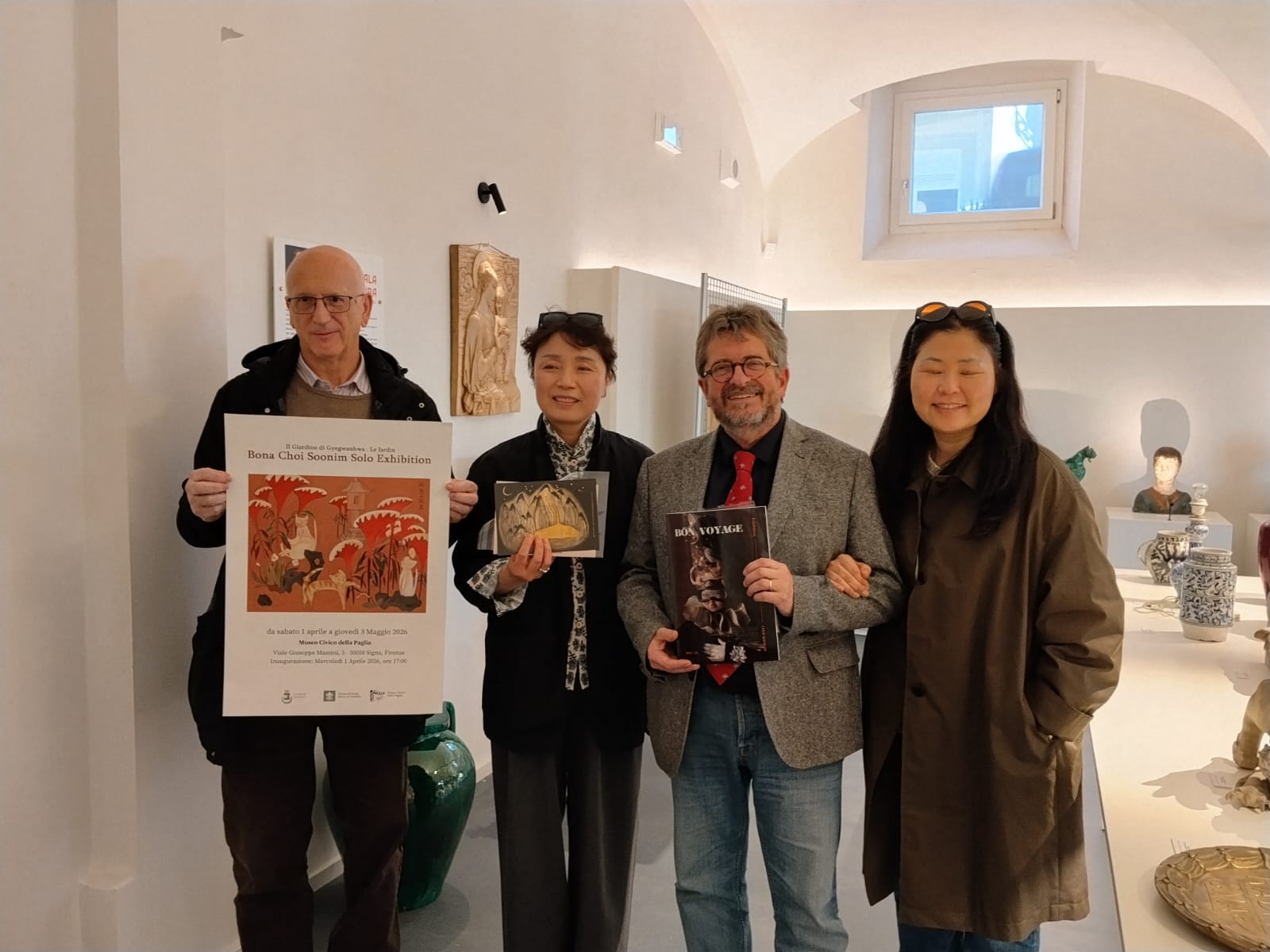 A Signa la mostra internazionale dell’artista coreana Bona Choi Soonim  (Fonte foto Comune di Signa)