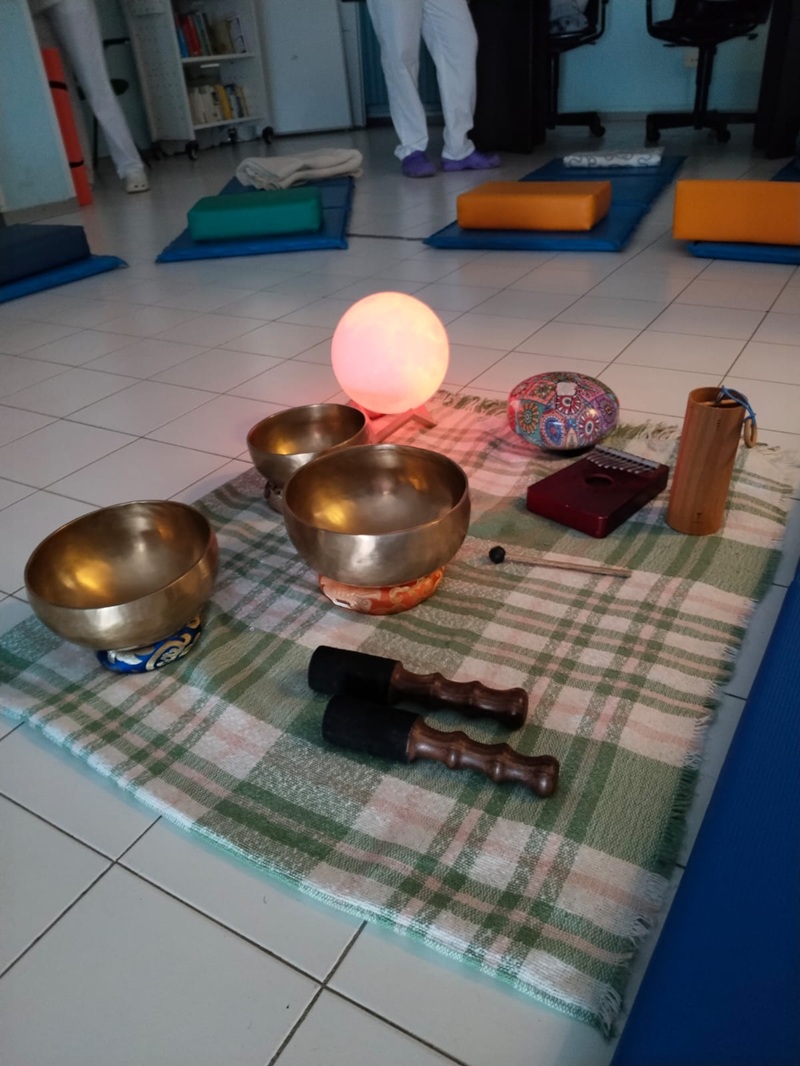La sala dell'ospedale allestita per l'incontro con le dipendenti (HM - Fonte foto Ausl Toscana Centro)