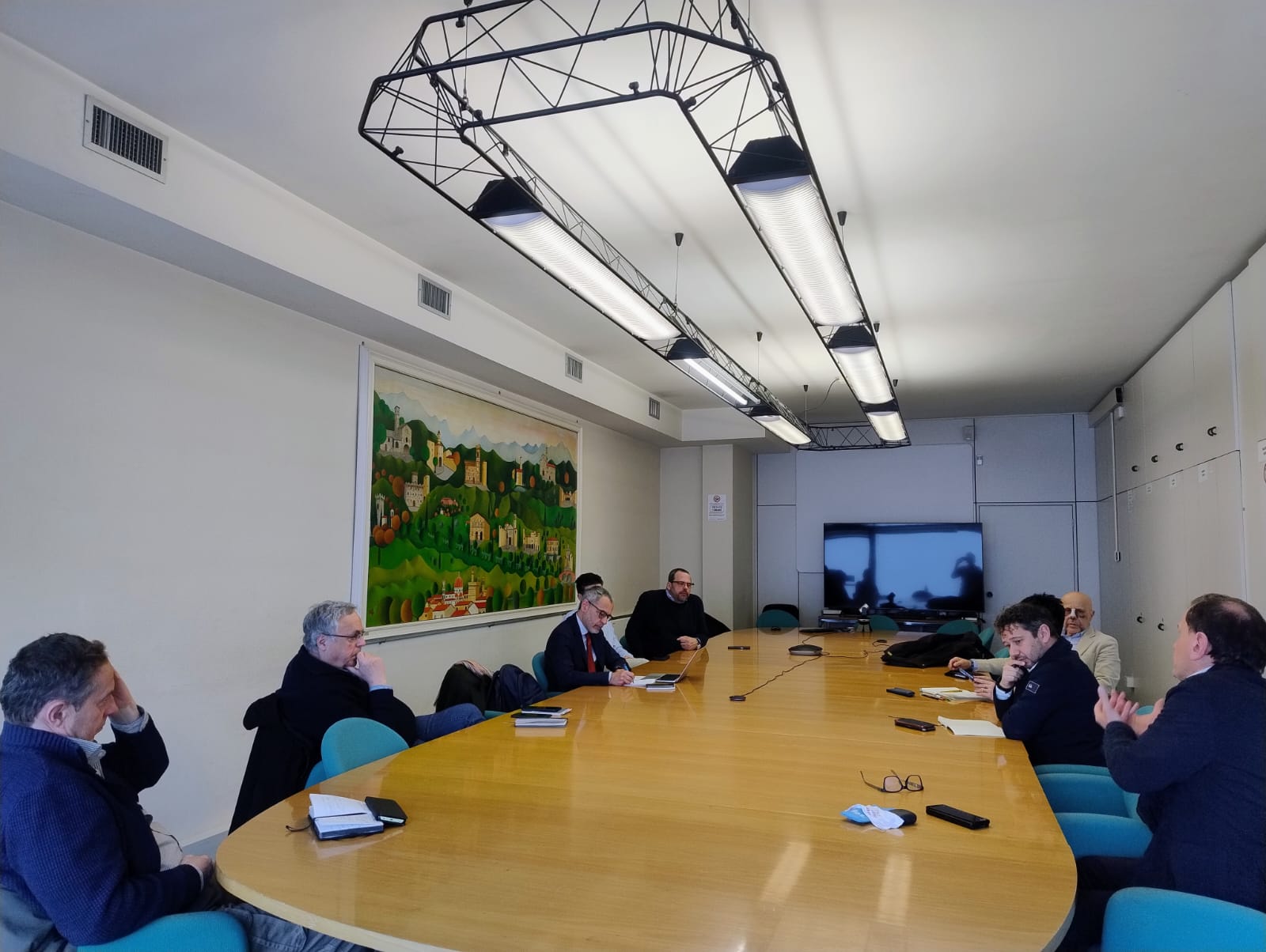 Incontro tra i sindaci dei Comuni del Mugello e Anci Toscana (Fonte foto comunicato stampa Anci Toscana)