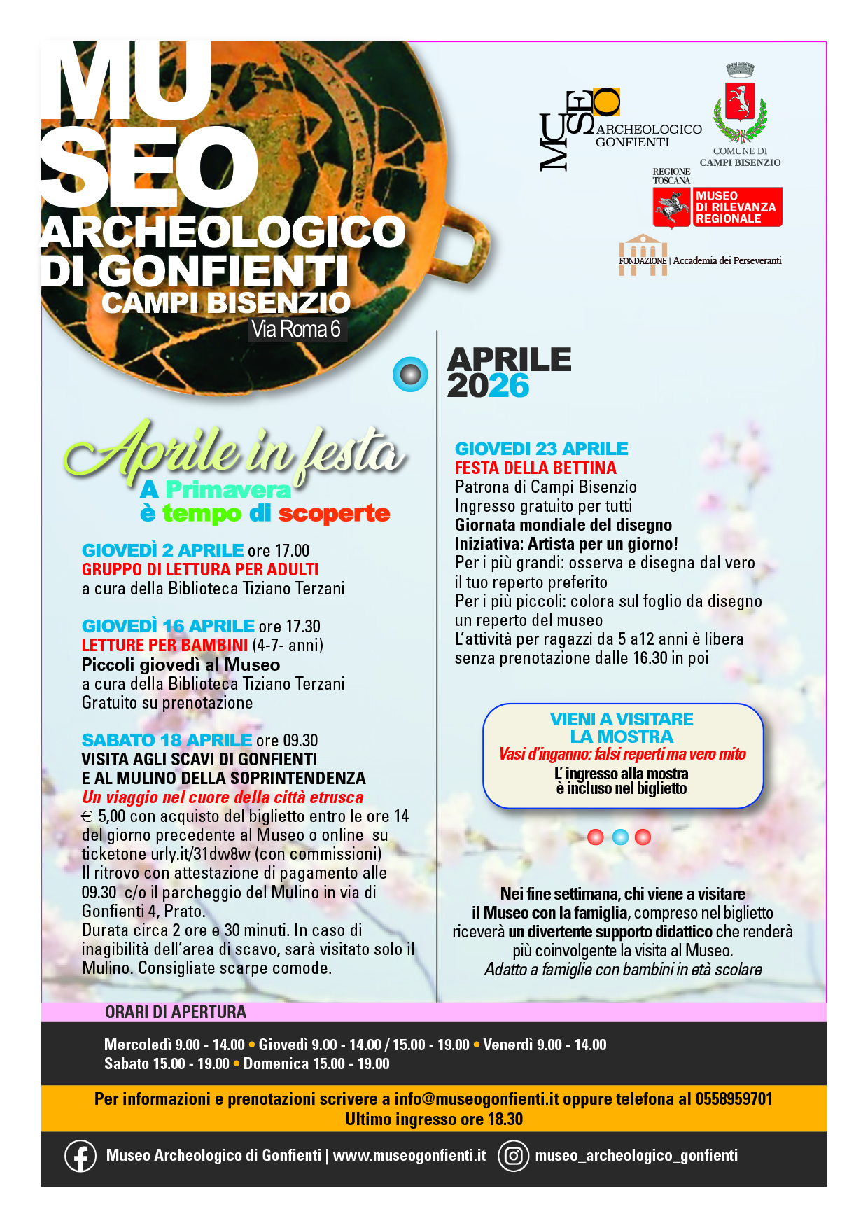 locandina Museo di Gonfienti