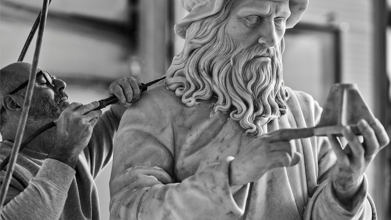Leonardo torna a Vinci. Il 15 aprile l’inaugurazione della statua di Filippo Tincolini