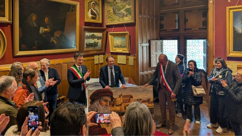 Amboise e Vinci nel segno di Leonardo, la delegazione torna dalla Francia con nuovi progetti per il futuro