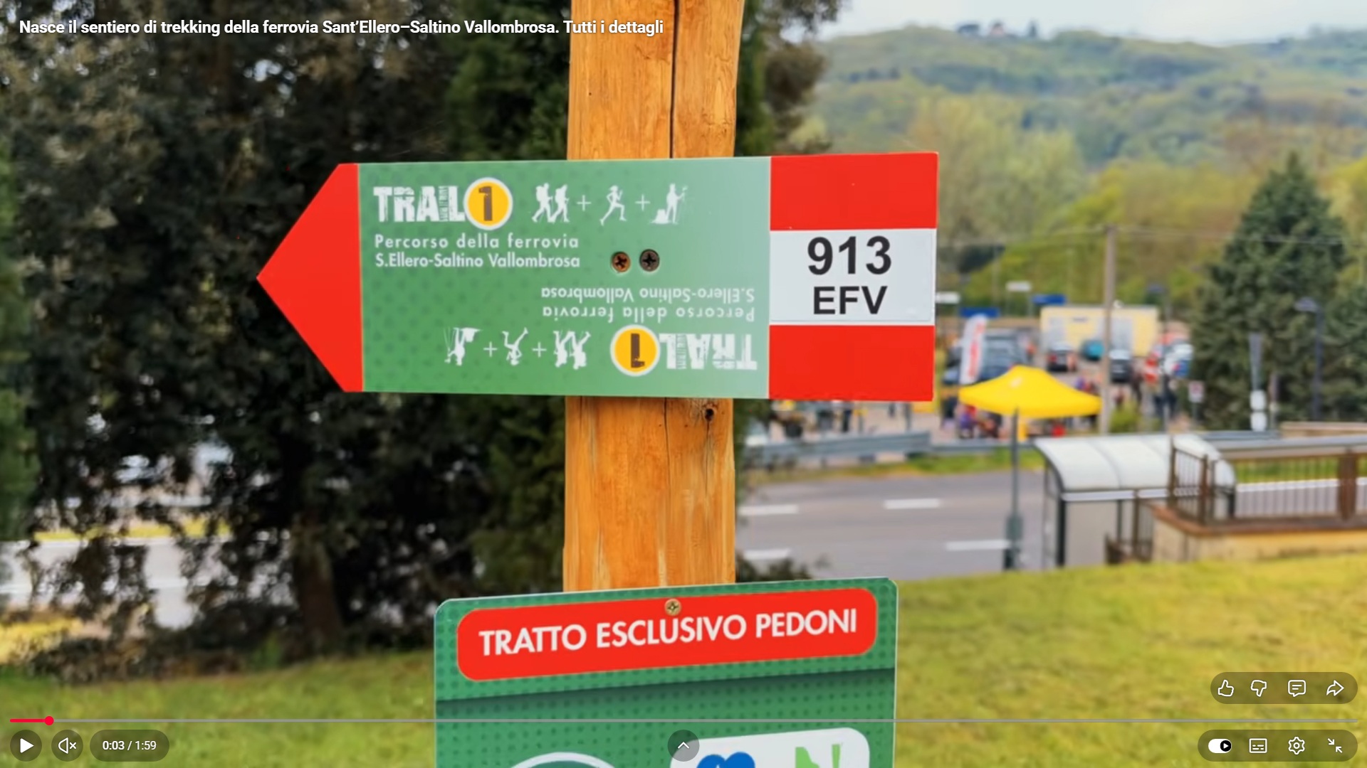 Frame dal video di Florence Tv